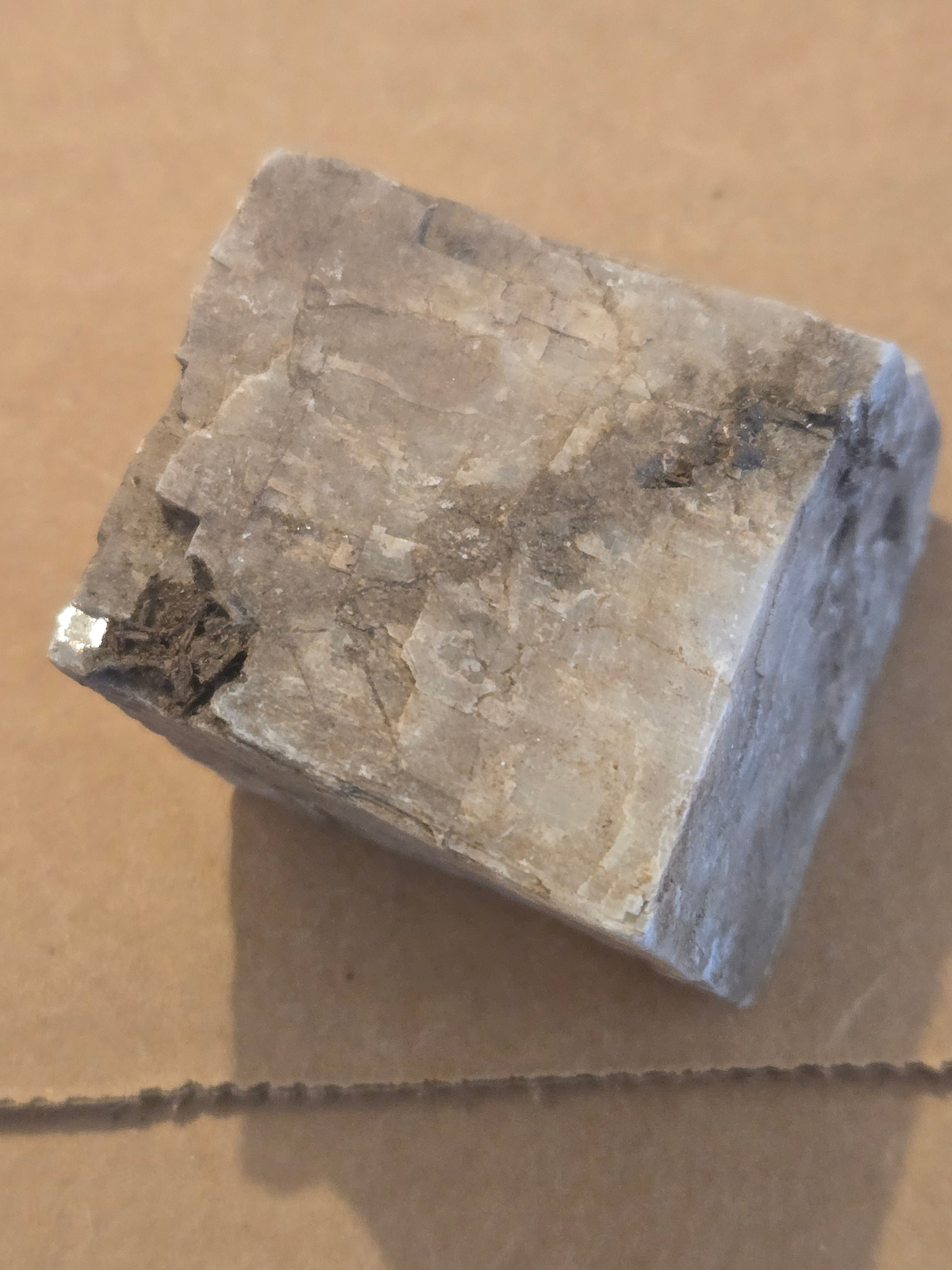 Jixianite in calcite