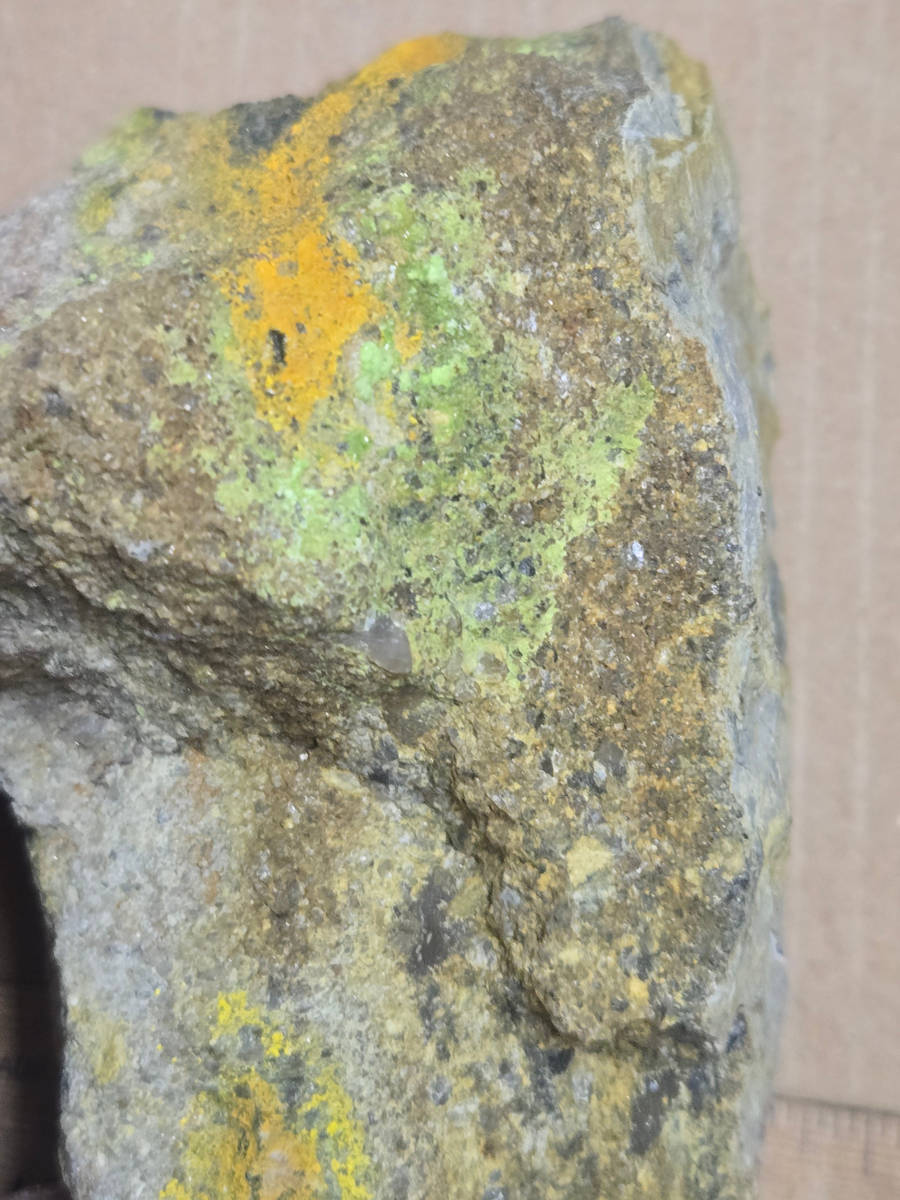 Johannite with Sodium Zippeite