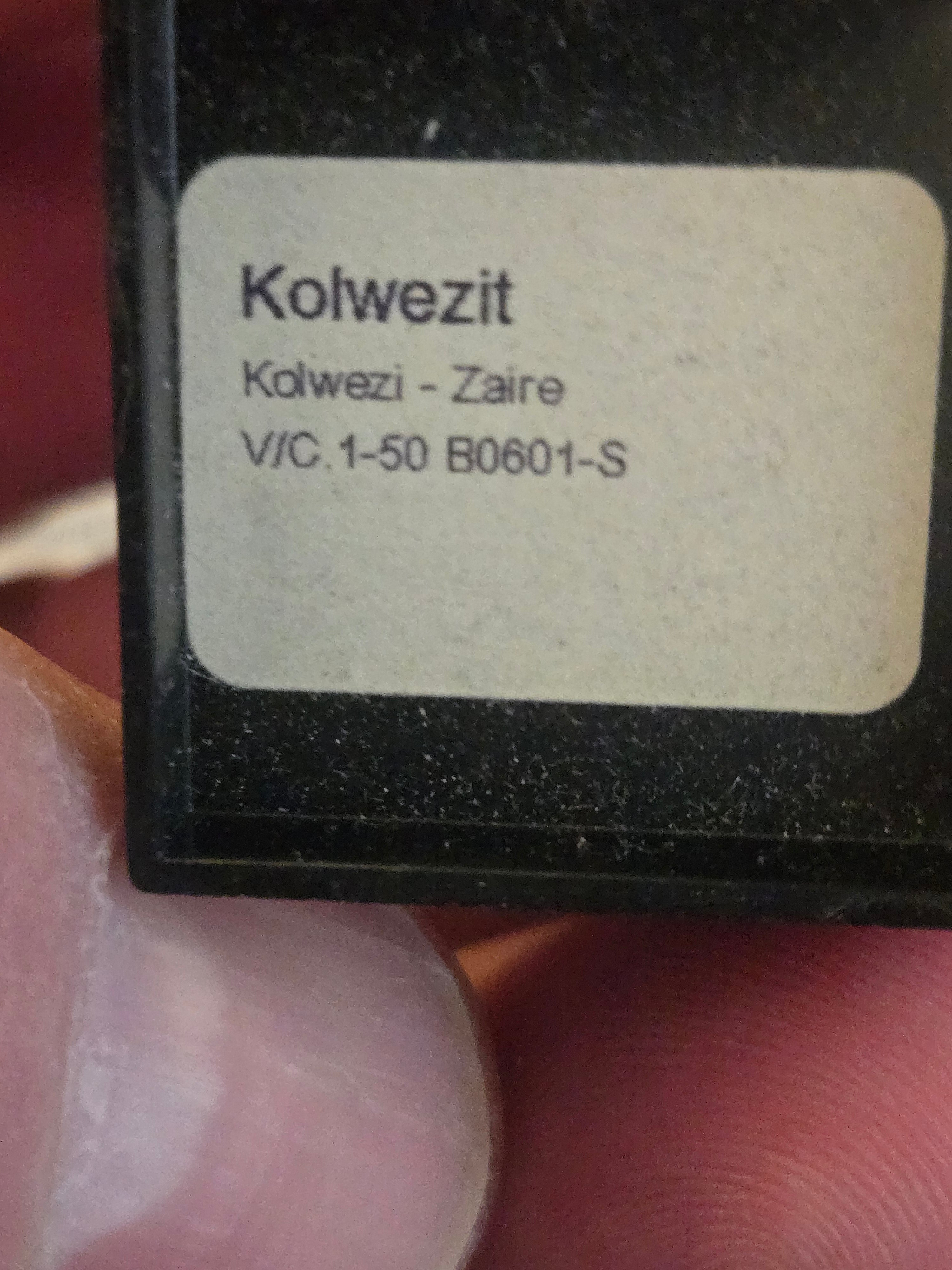 Kolwezite