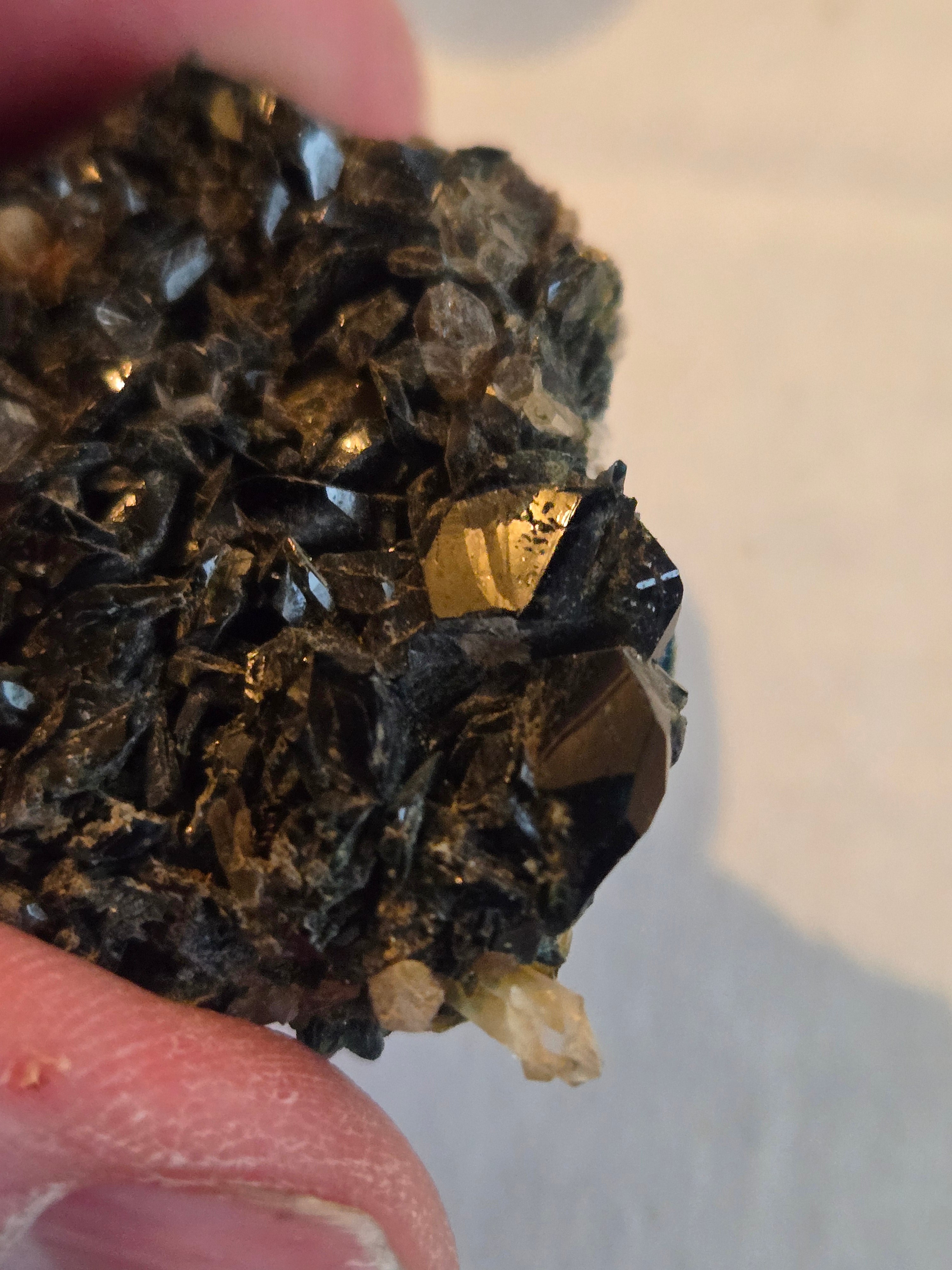 Lazulite with quartz specimen
