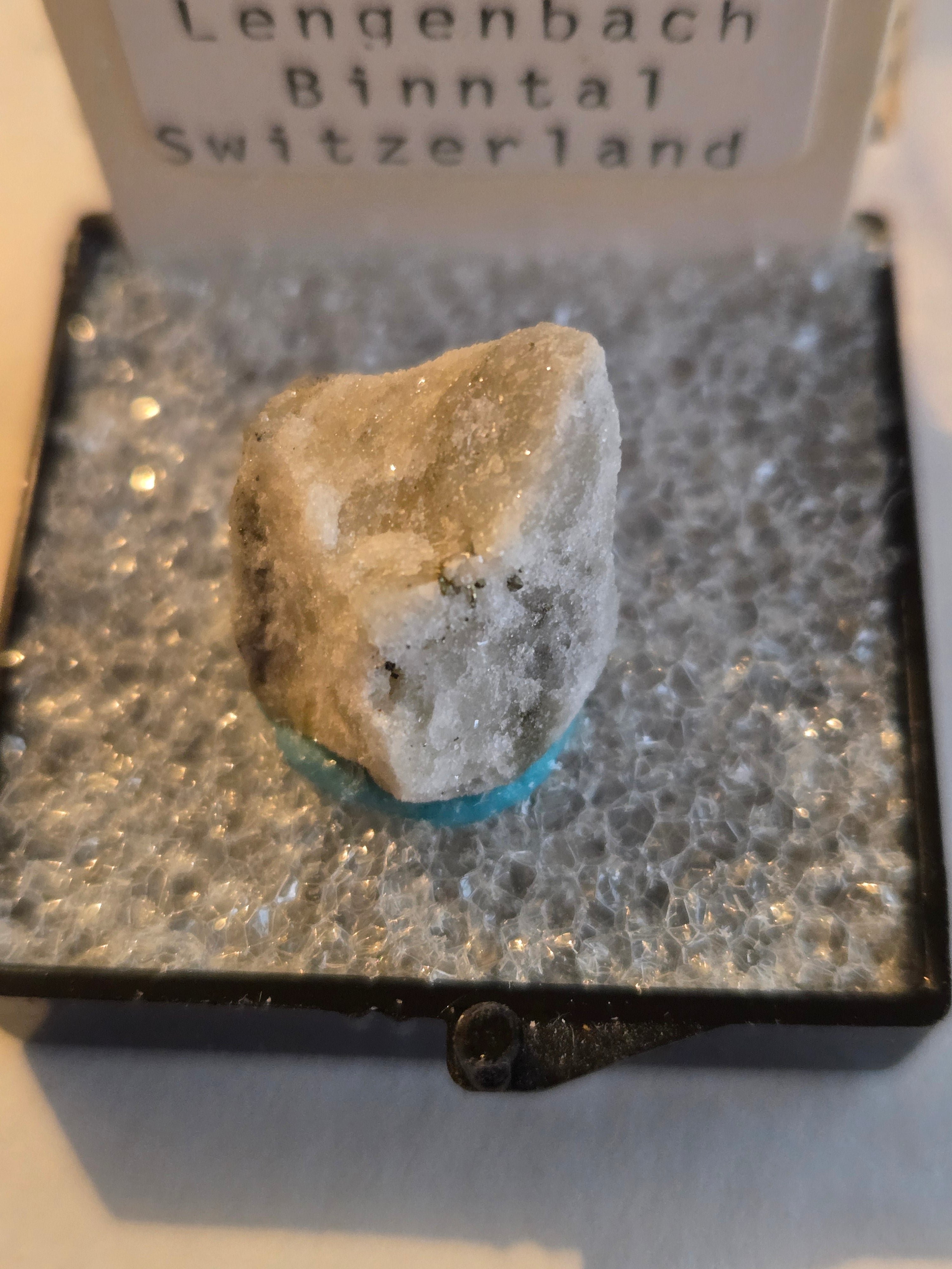 Lengenbachite specimen
