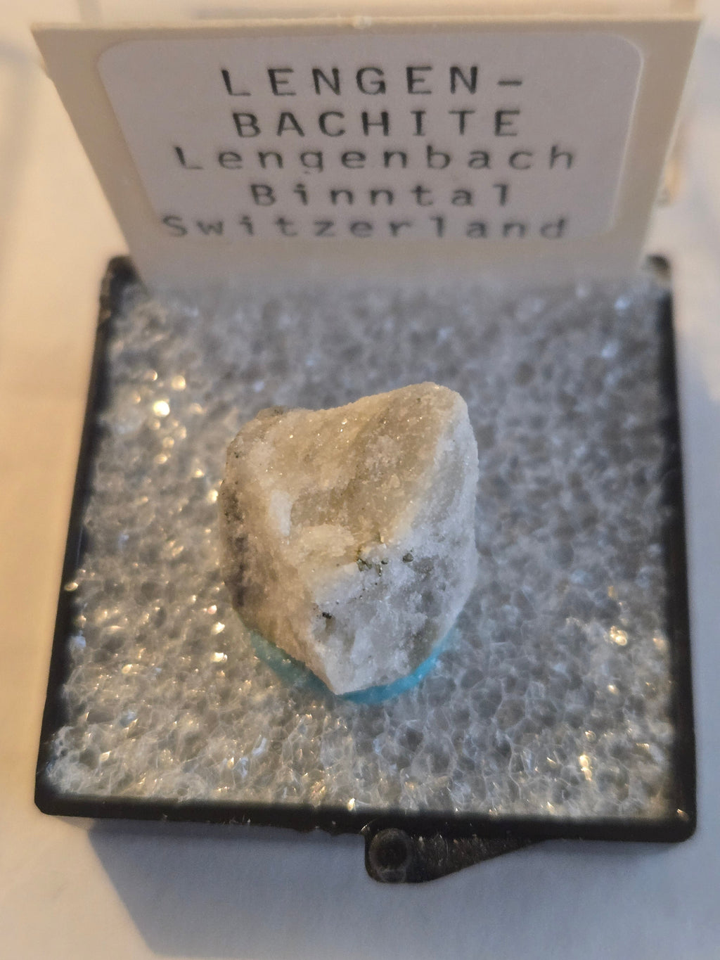 Lengenbachite specimen