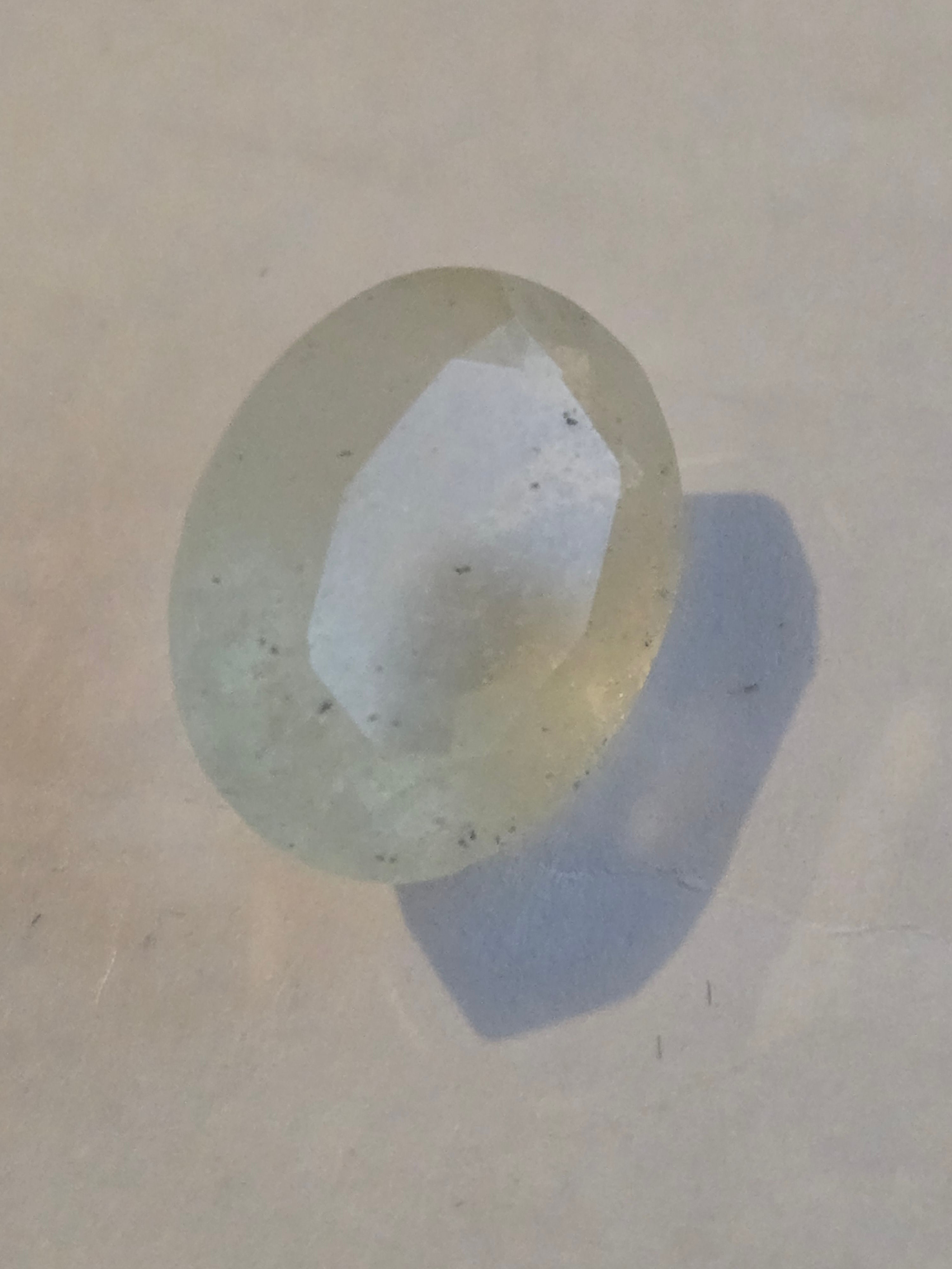 Libyan Desert Glass facet