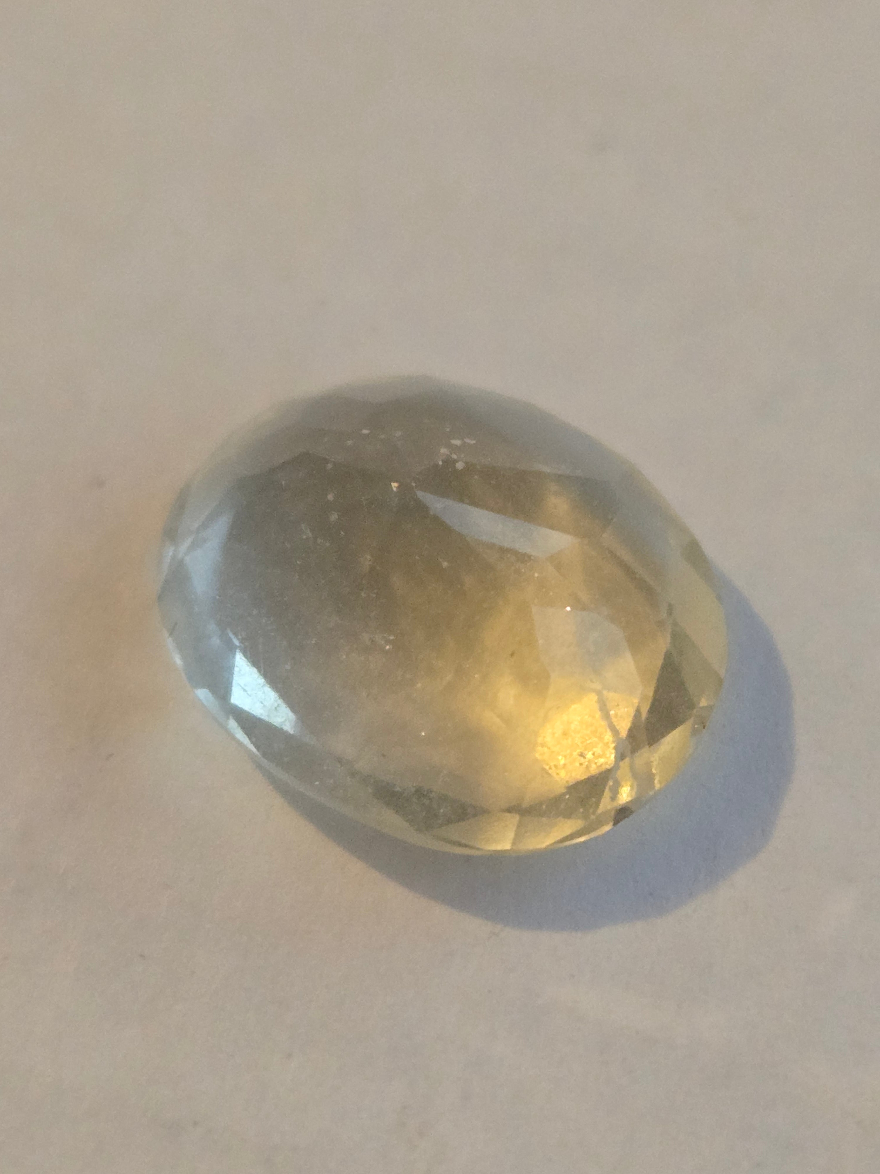 Libyan Desert Glass facet