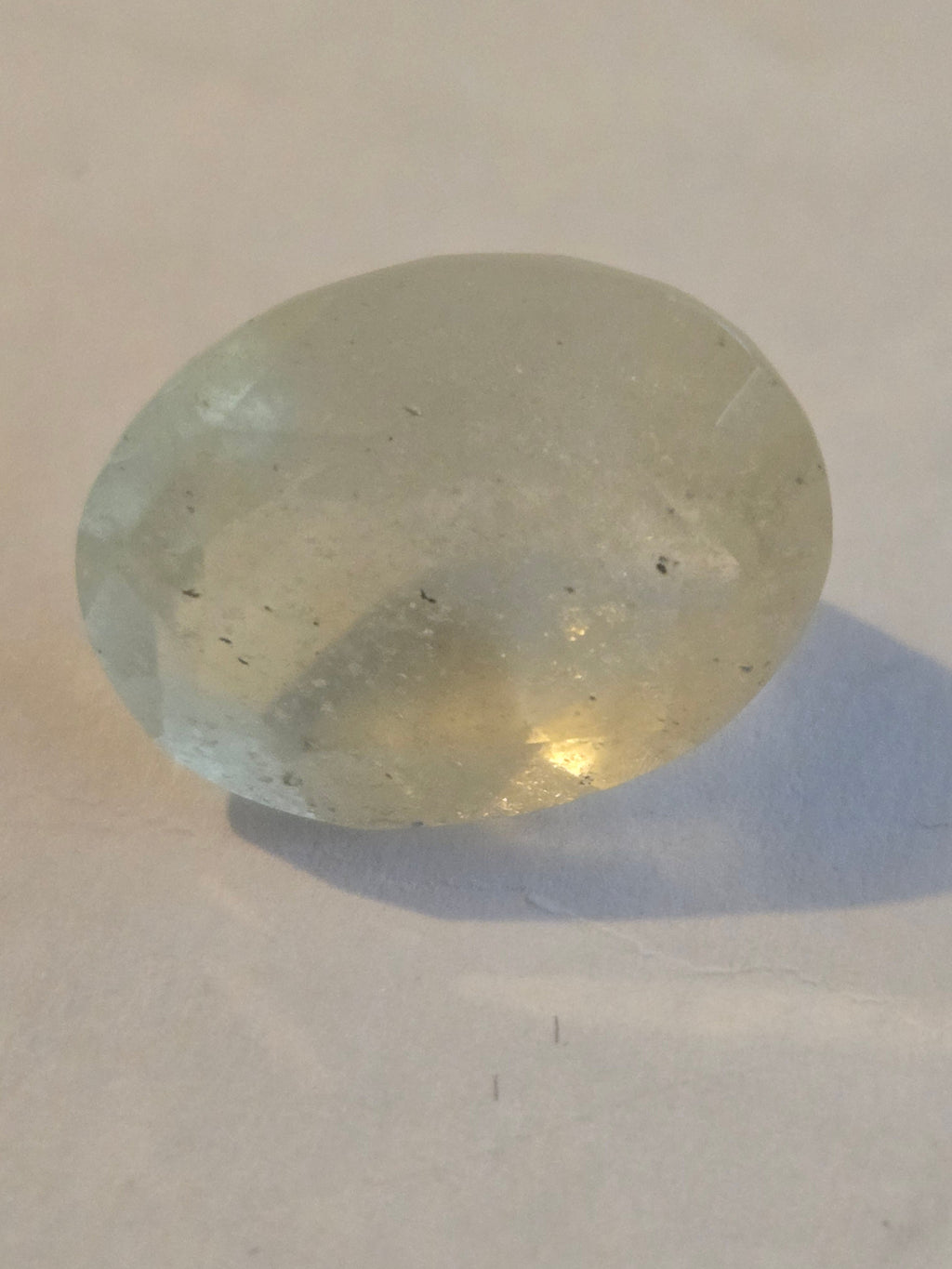 Libyan Desert Glass facet