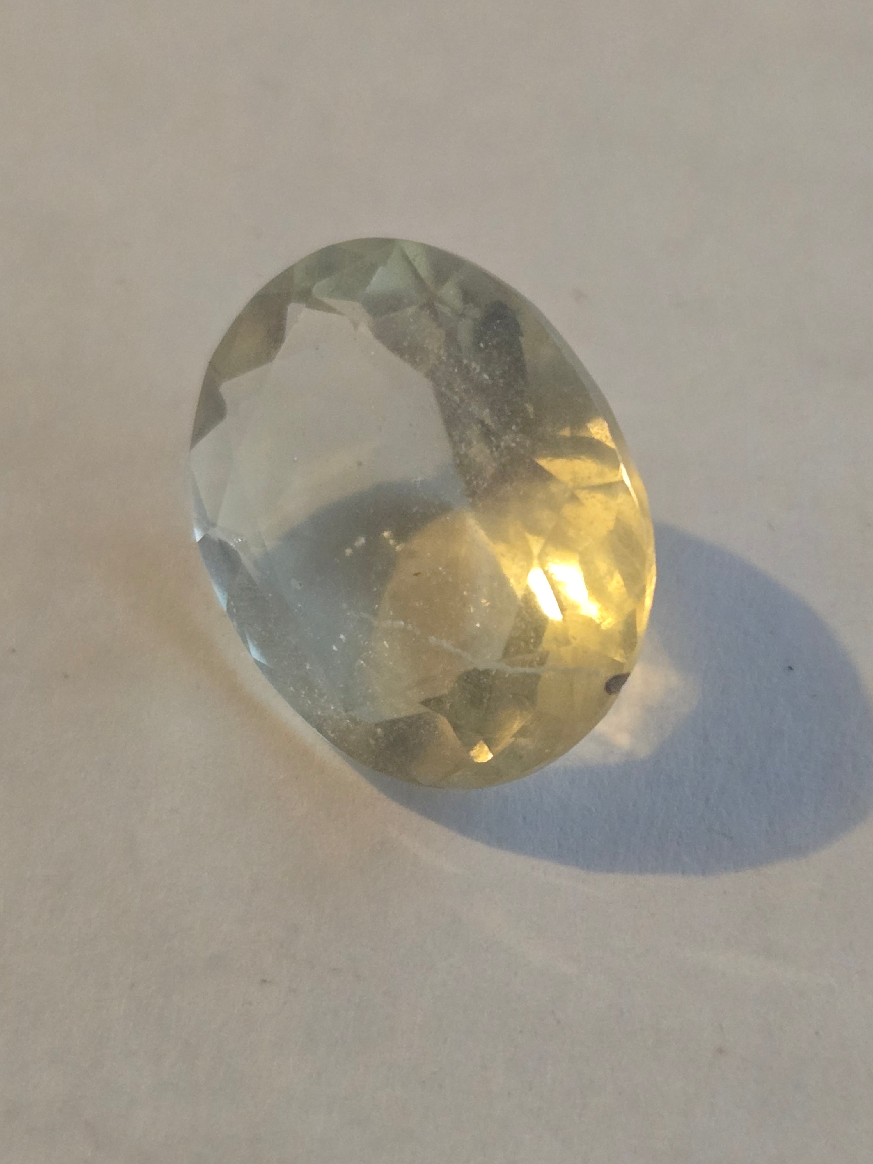 Libyan Desert Glass facet