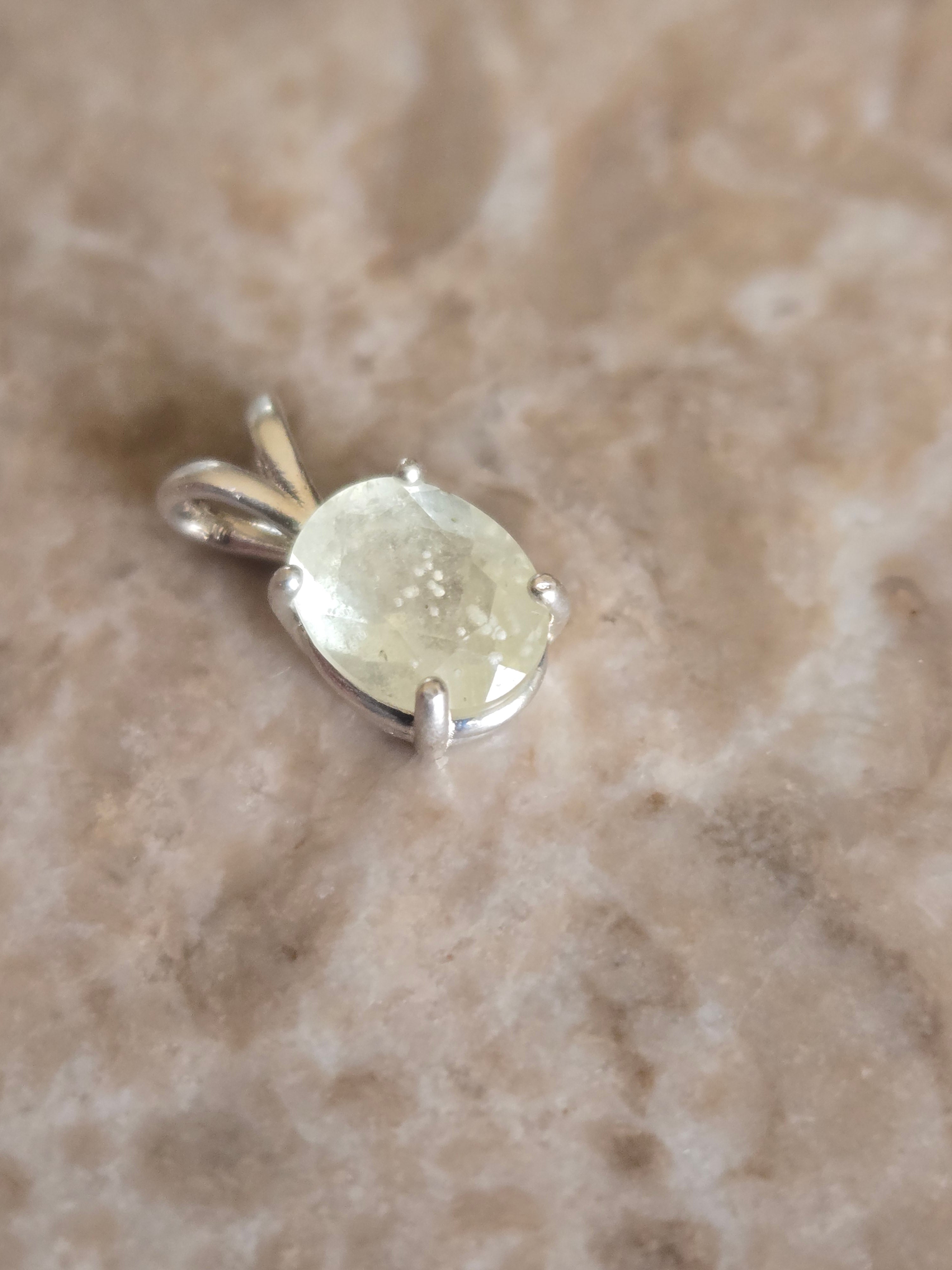 Libyan Desert Glass pendant