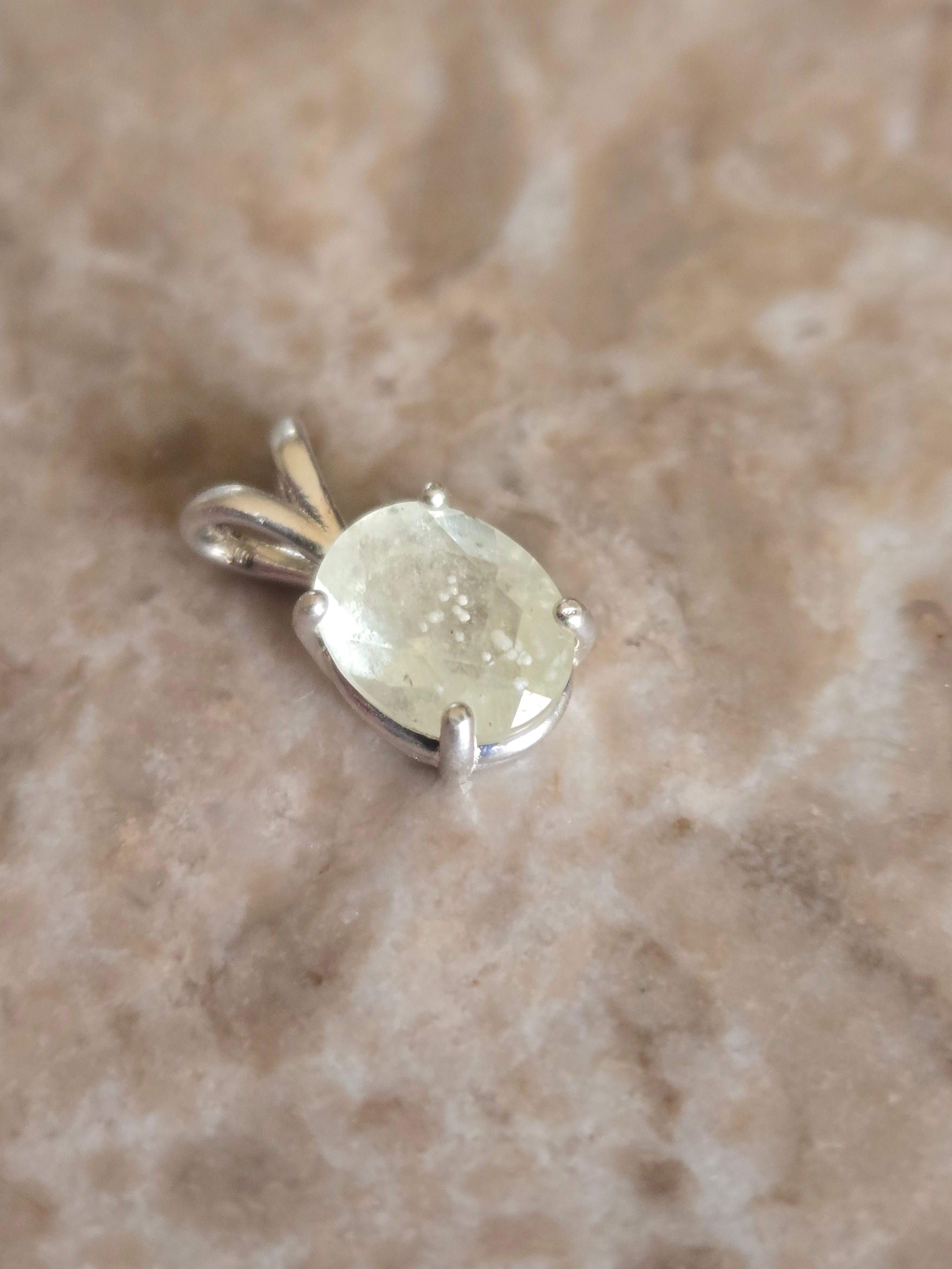 Libyan Desert Glass pendant