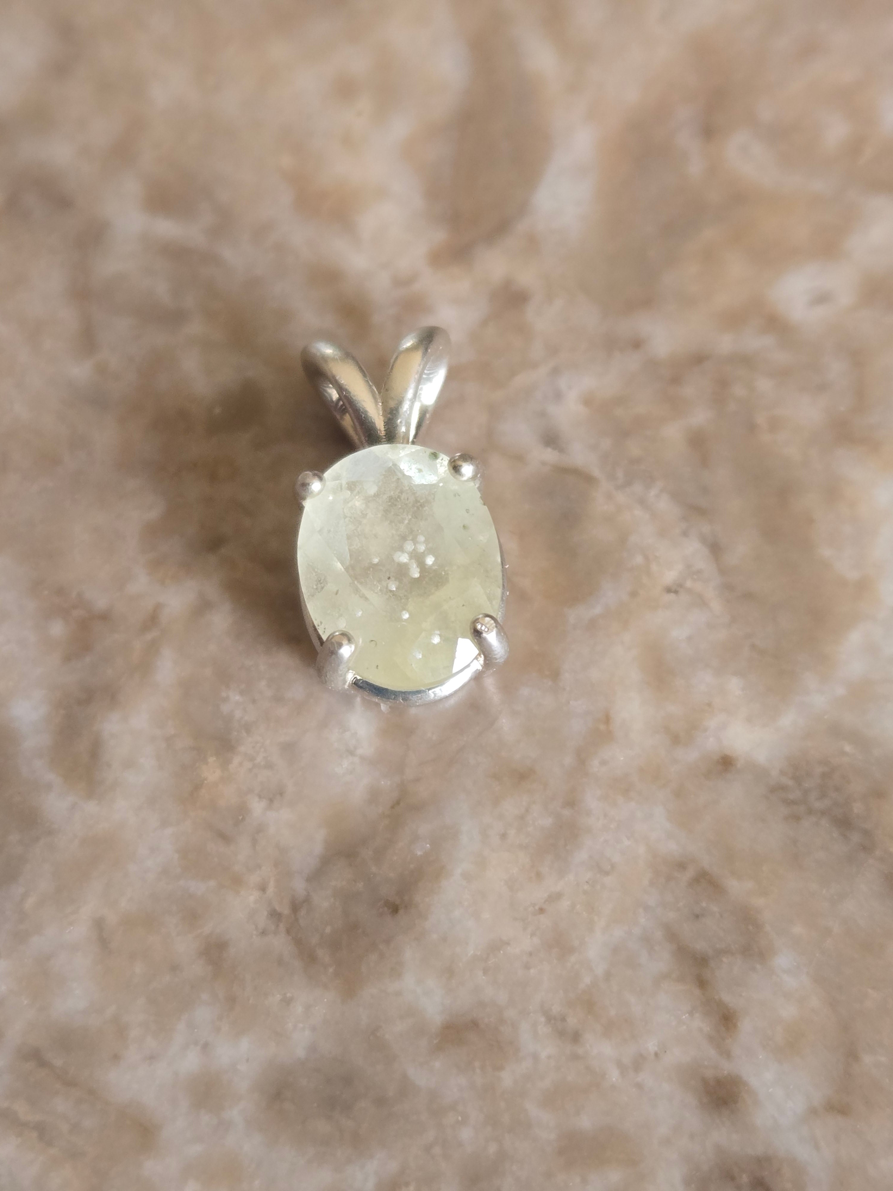 Libyan Desert Glass pendant