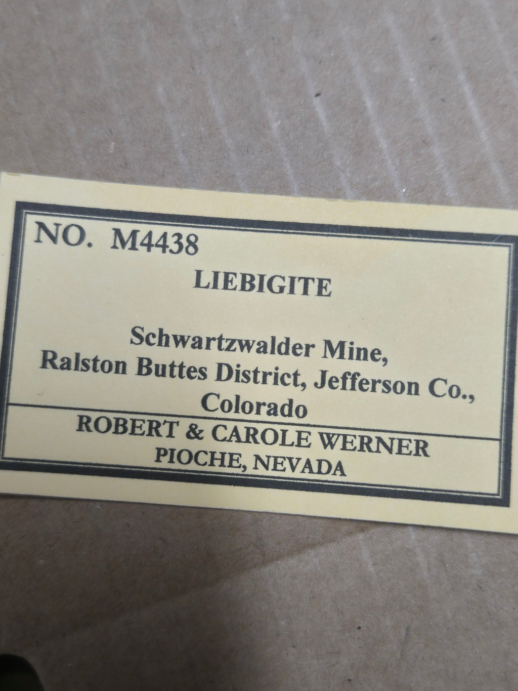 Liebigite