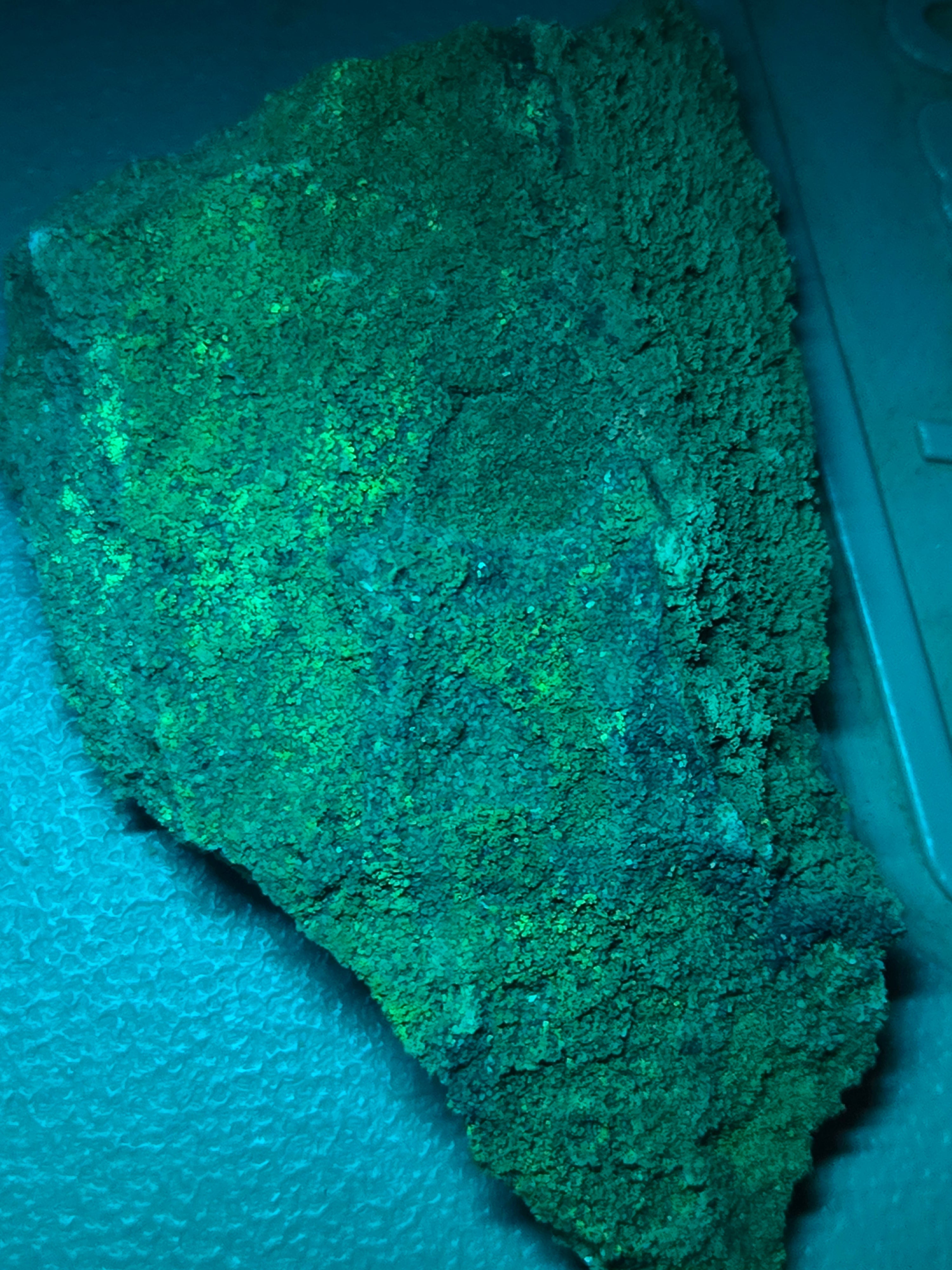 Liebigite with vanoxite
