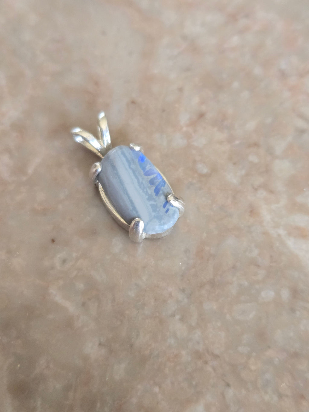 Lightning Ridge Australian Black Opal Pendant