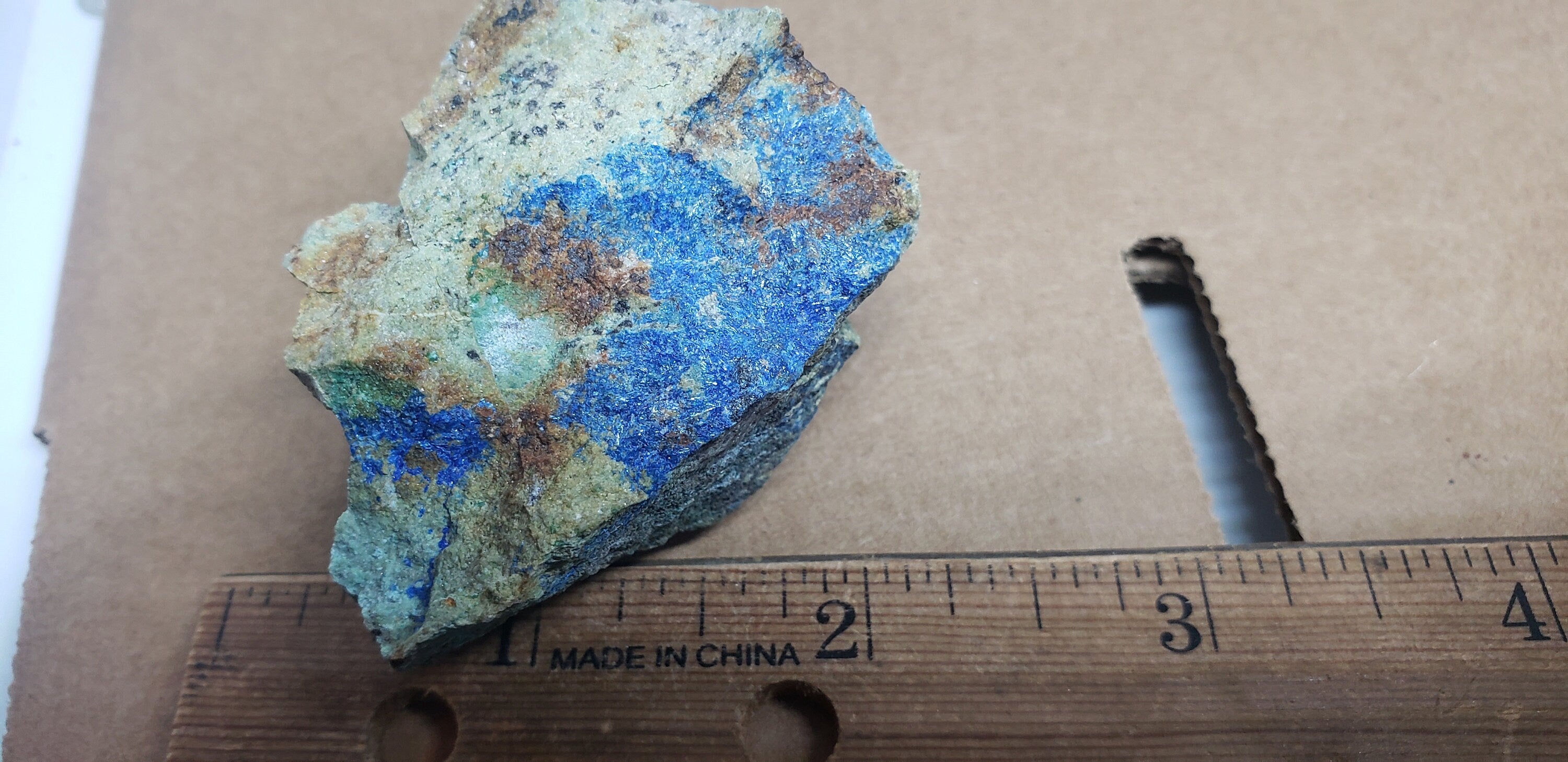 Linarite Caledonite specimen Darwin