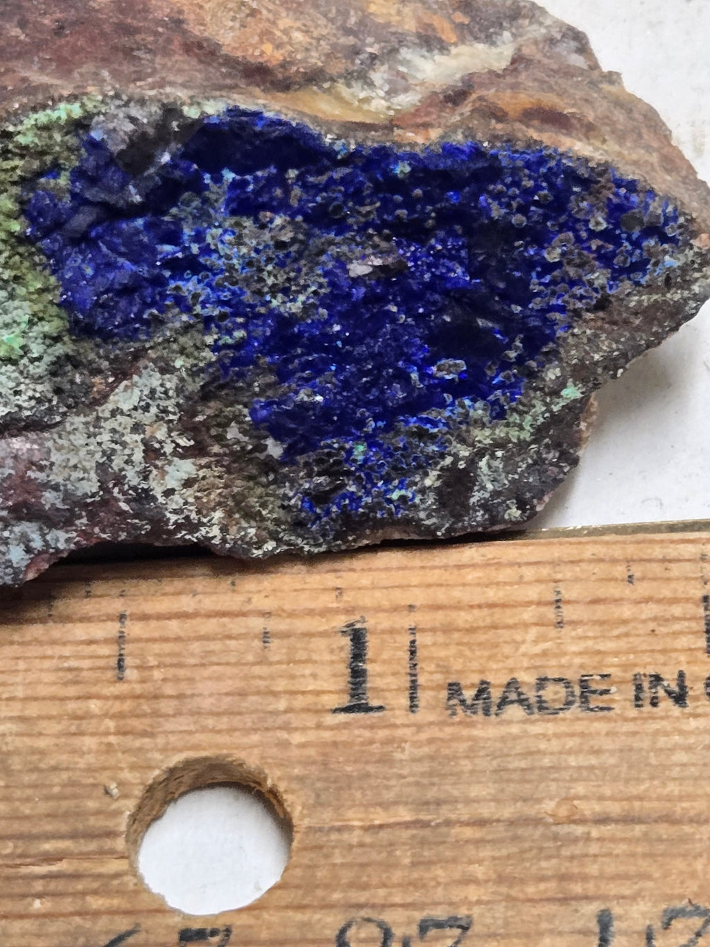 Linarite specimen