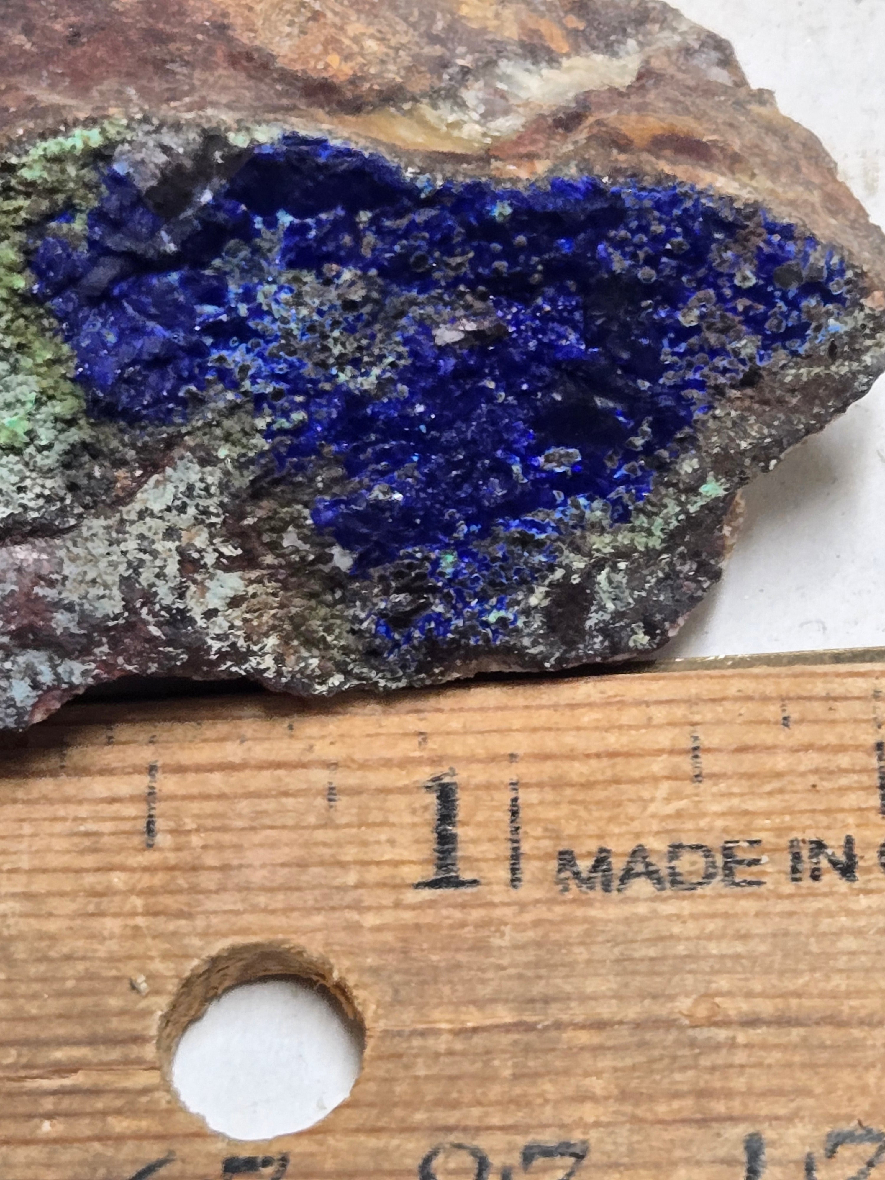 Linarite specimen