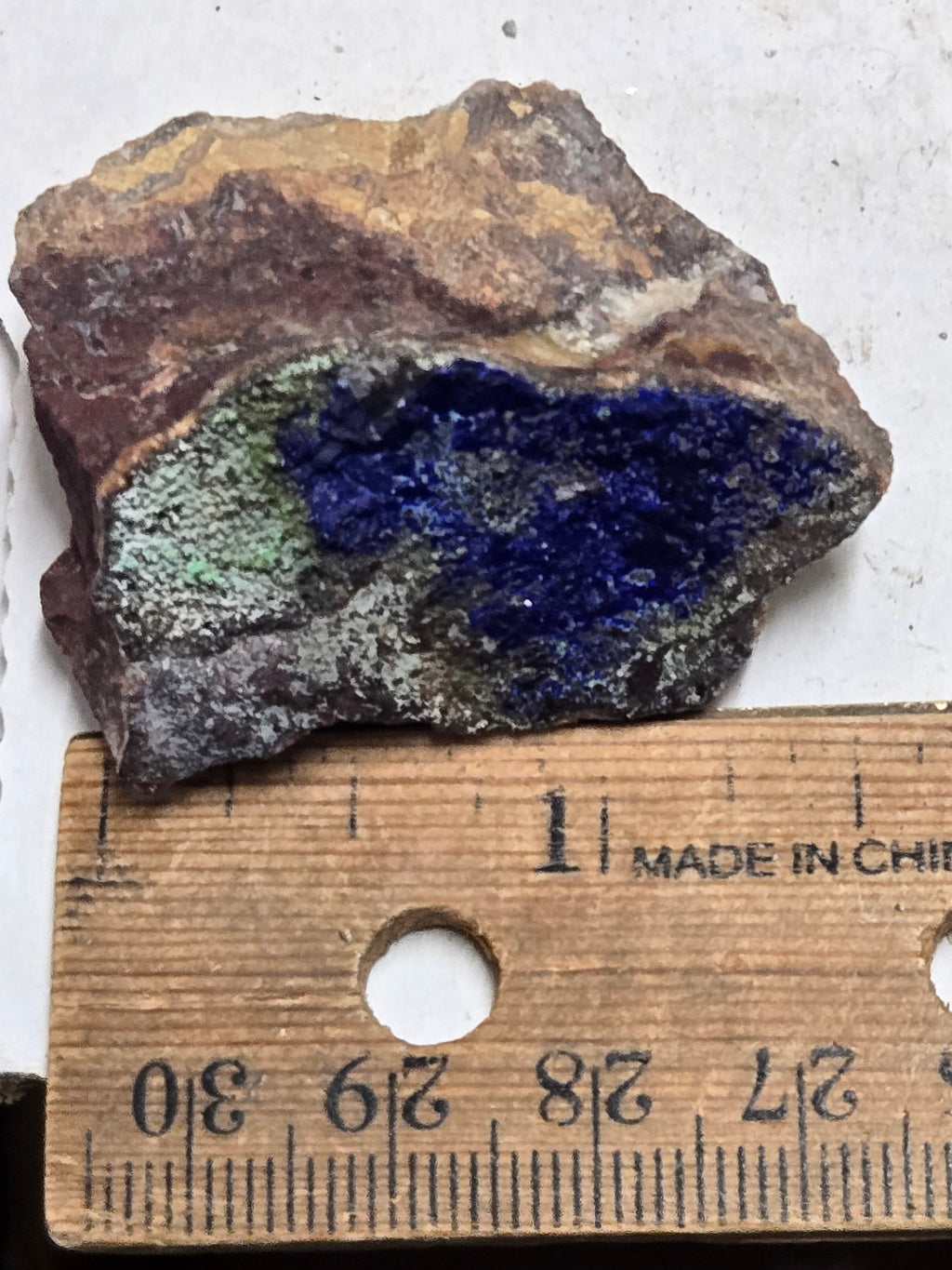 Linarite specimen