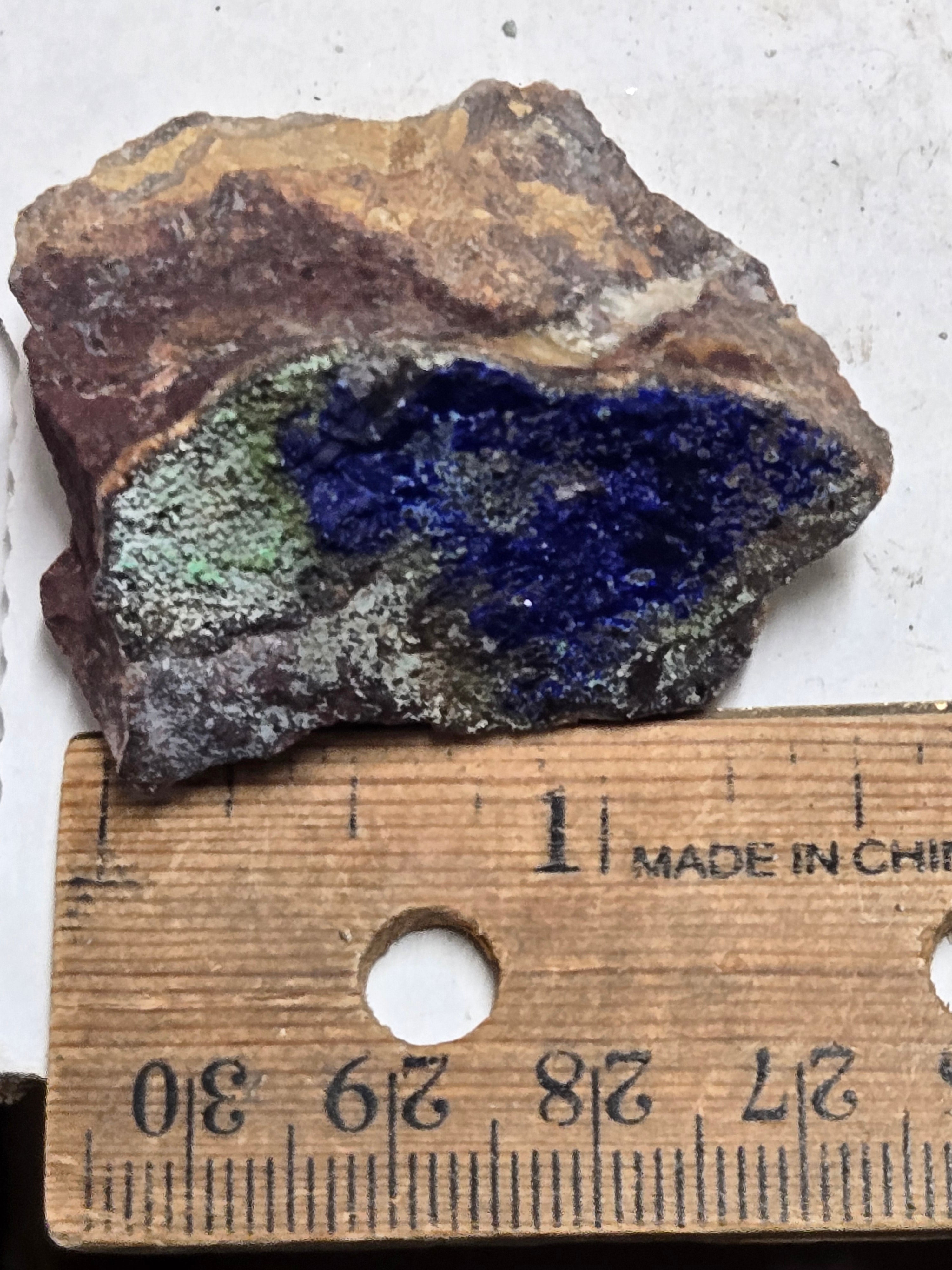 Linarite specimen