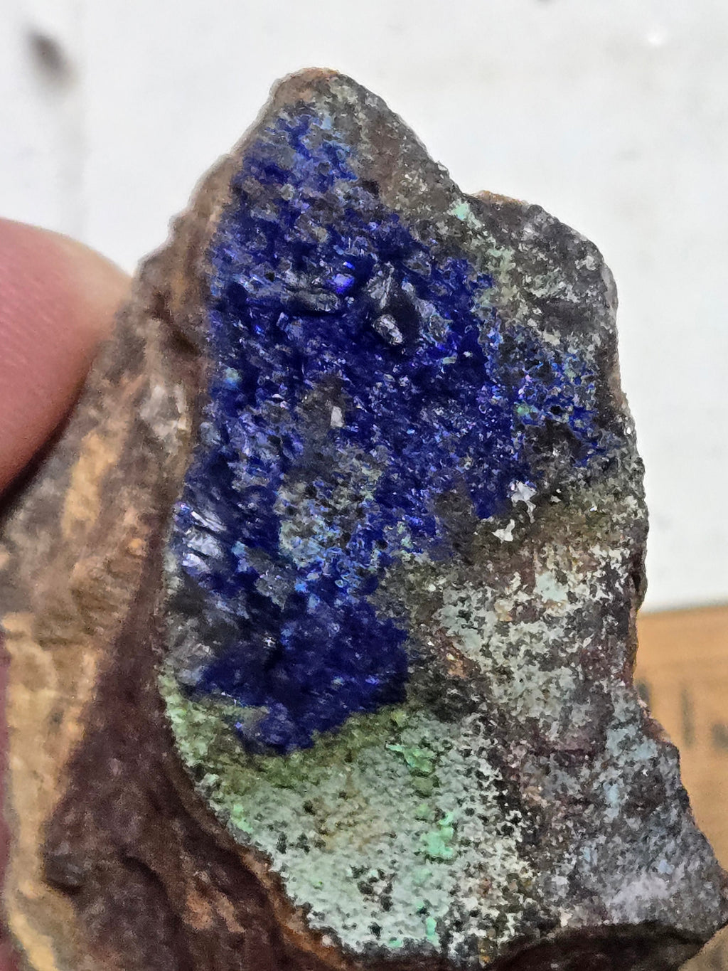 Linarite specimen
