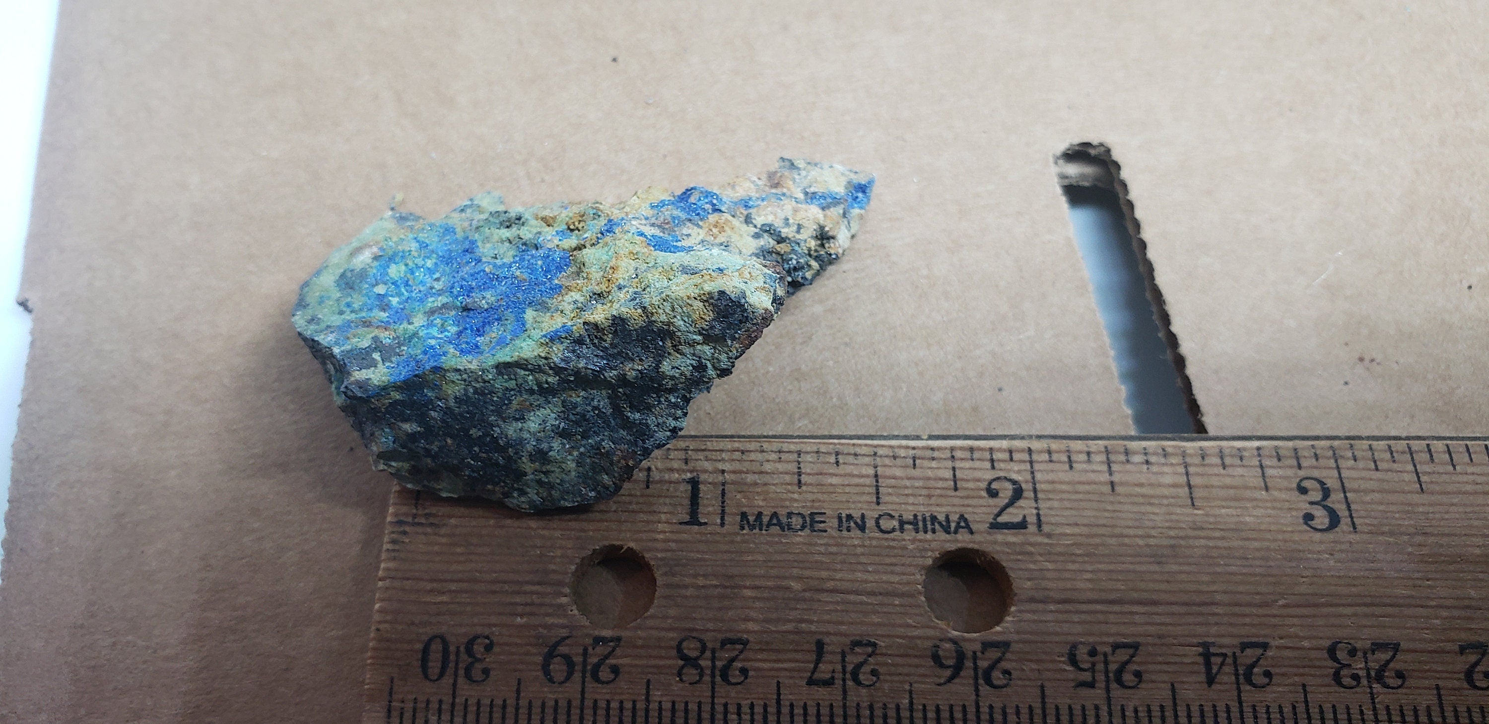 Linarite specimen