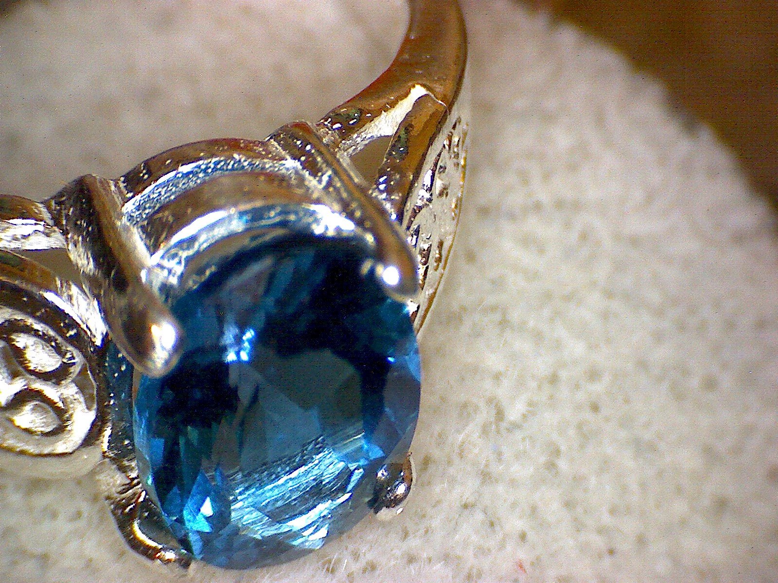 London Blue Topaz Ring