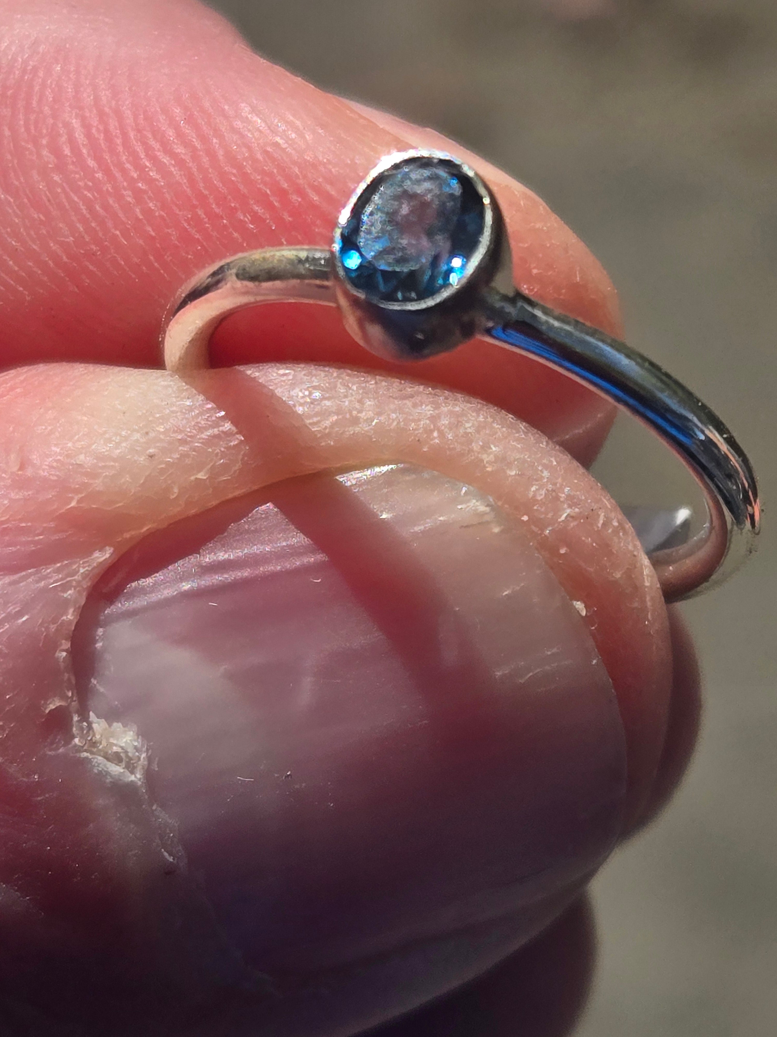 London blue topaz ring
