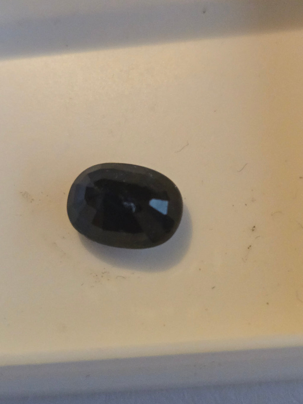 Madagascar sapphire facet
