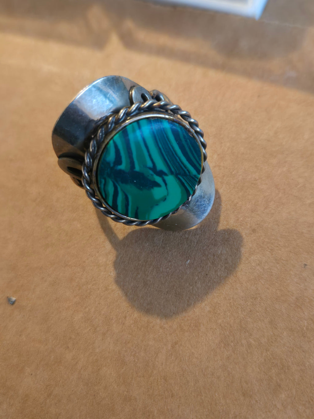 Malachite ring