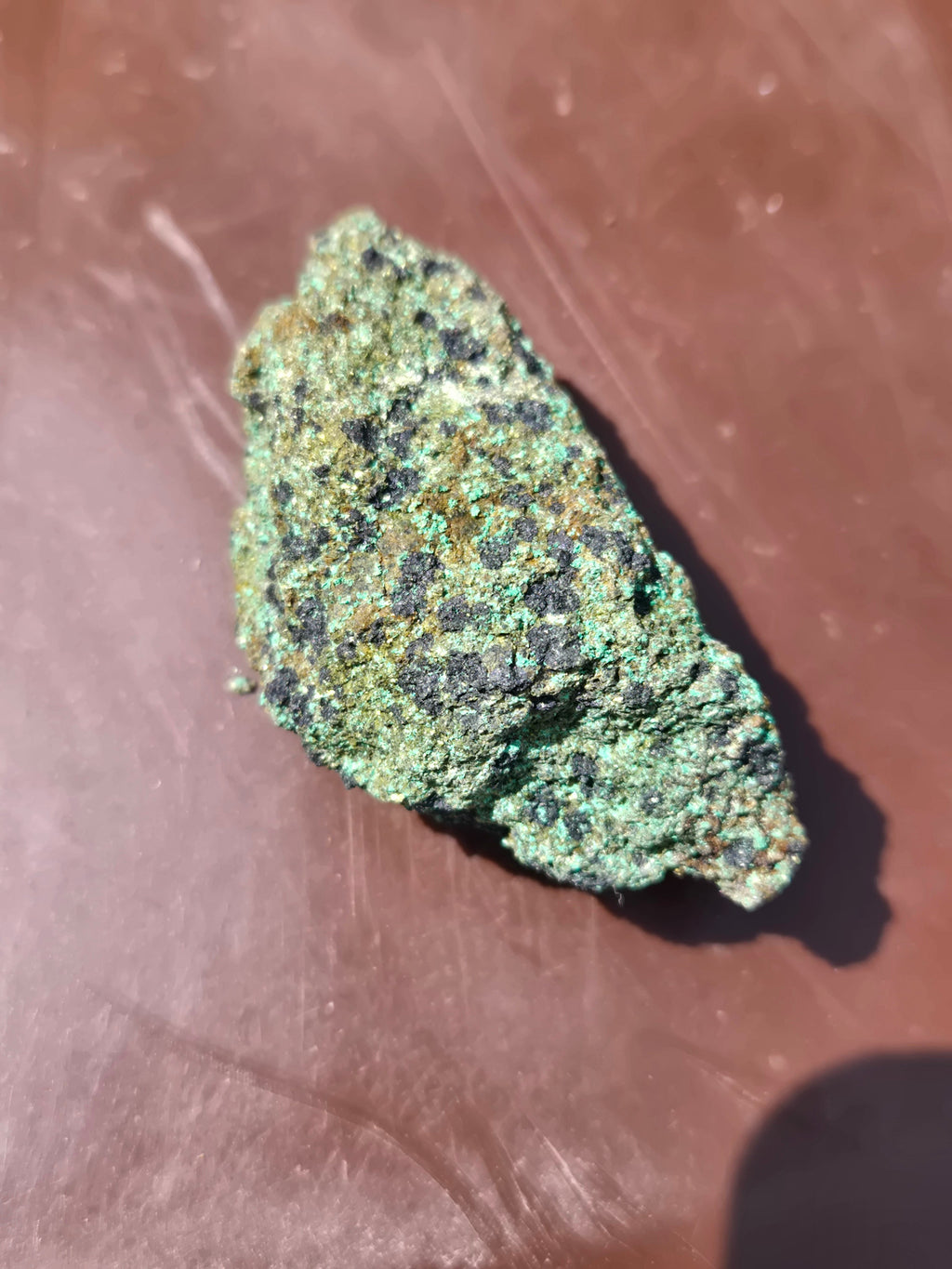 Malachite with chalcocite