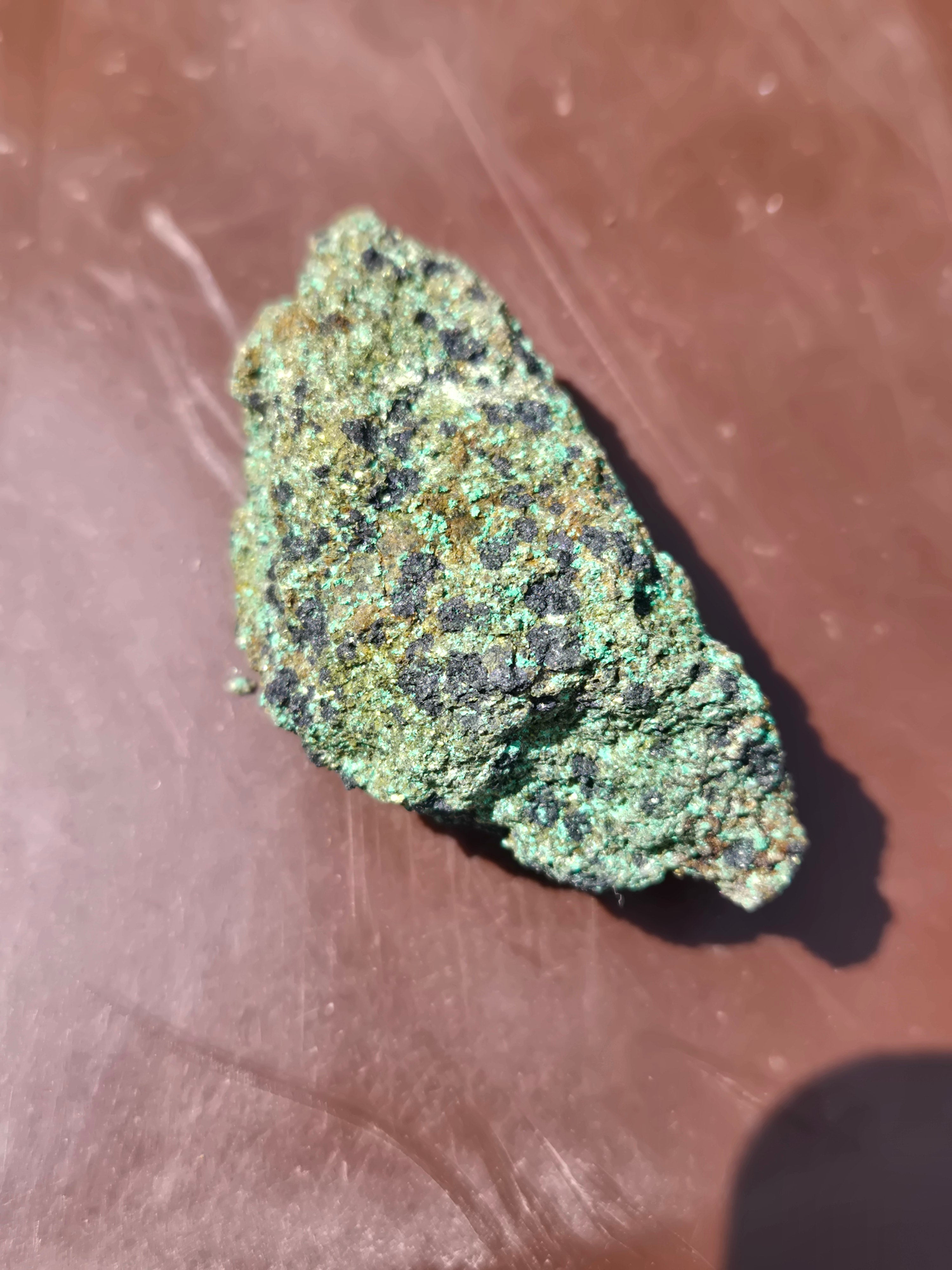 Malachite with chalcocite