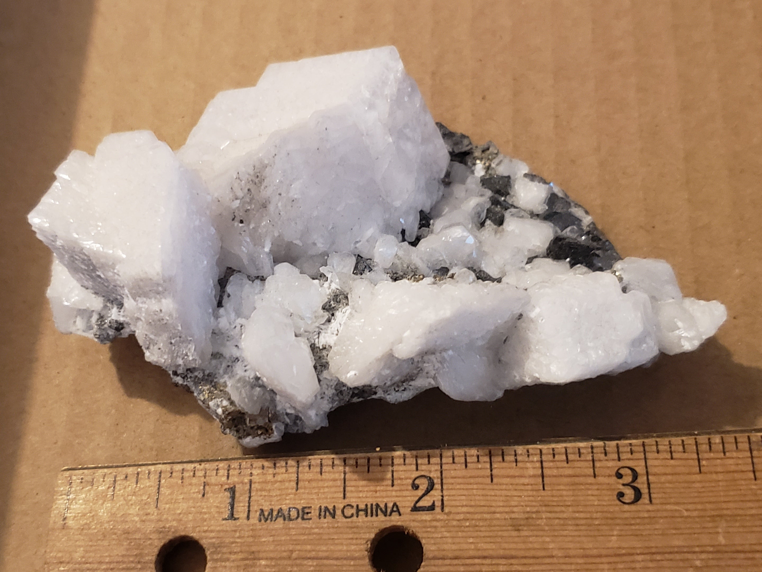 Manganocalcite with Galena
