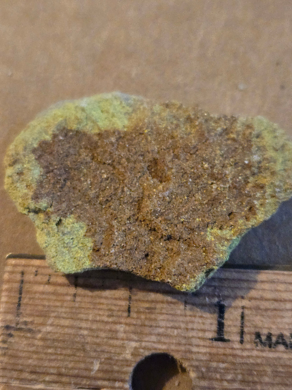 Metatyuyamunite specimen