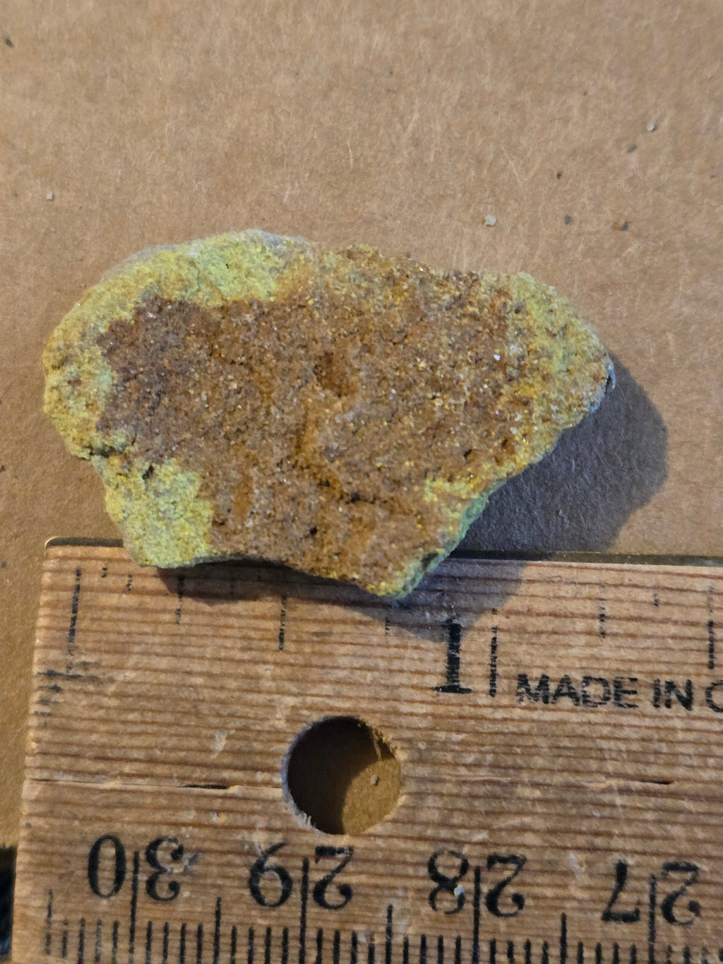 Metatyuyamunite specimen