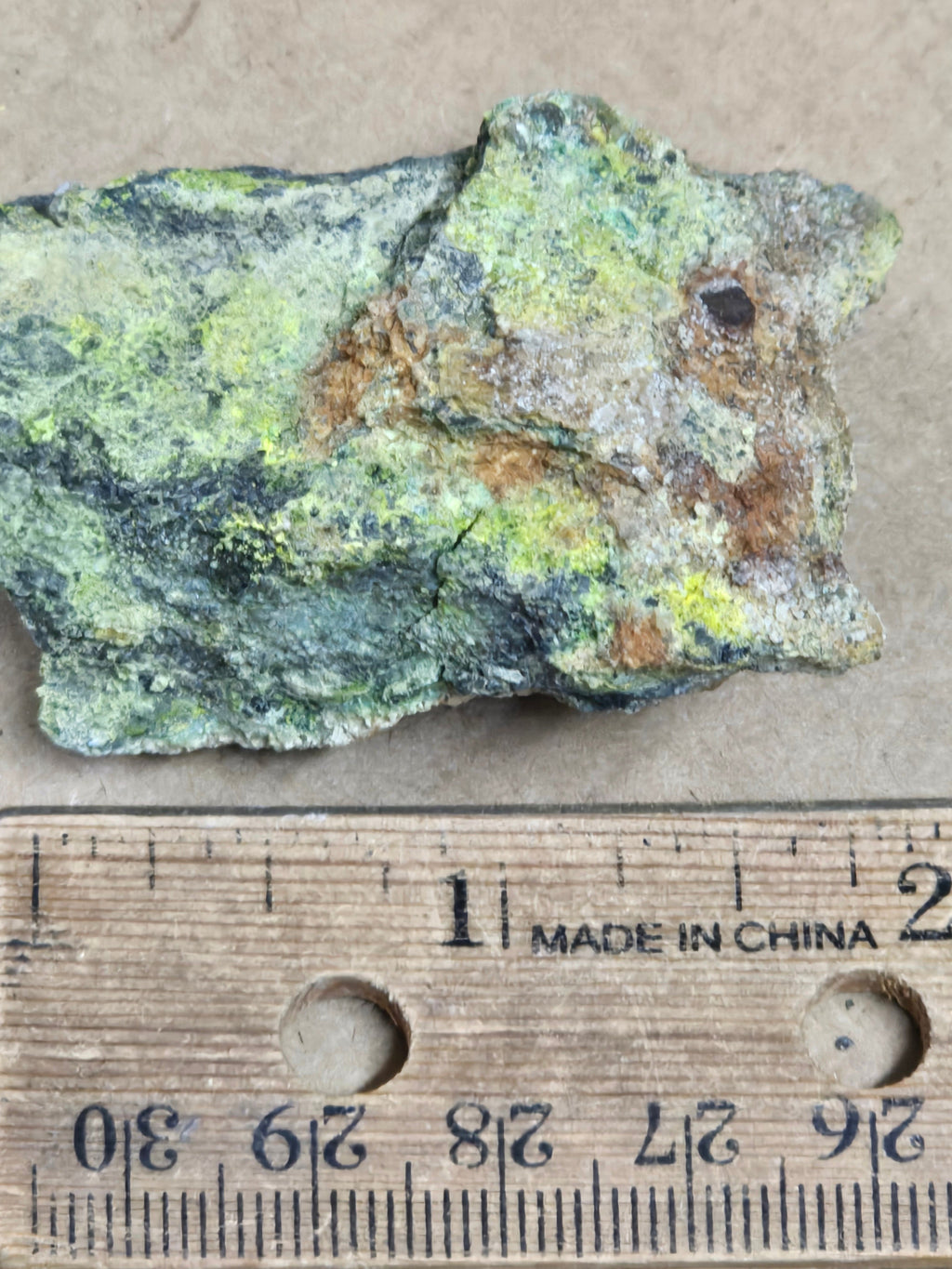 Metavoltine Natrozippeite specimen