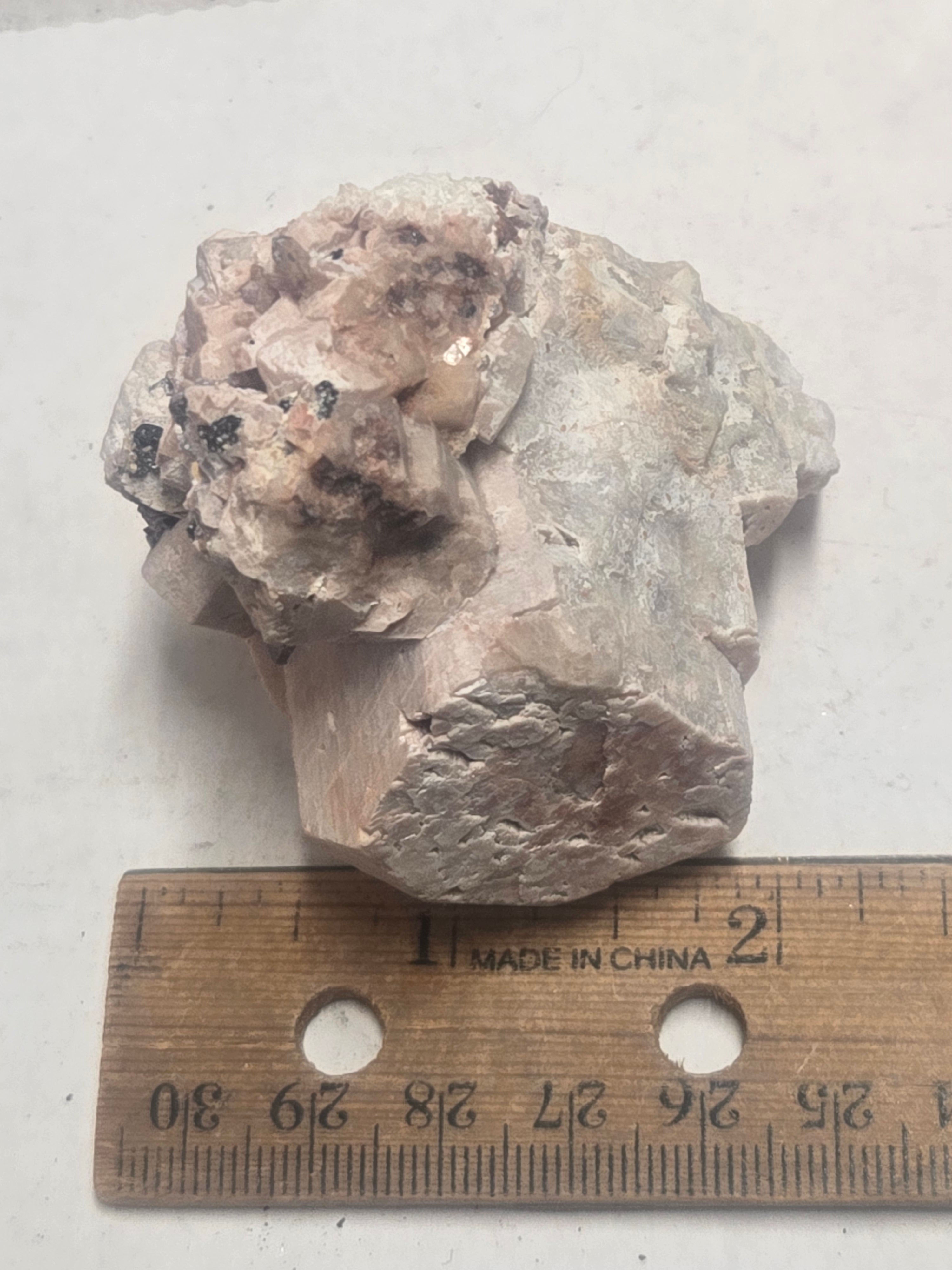 Microcline and Zircon specimen