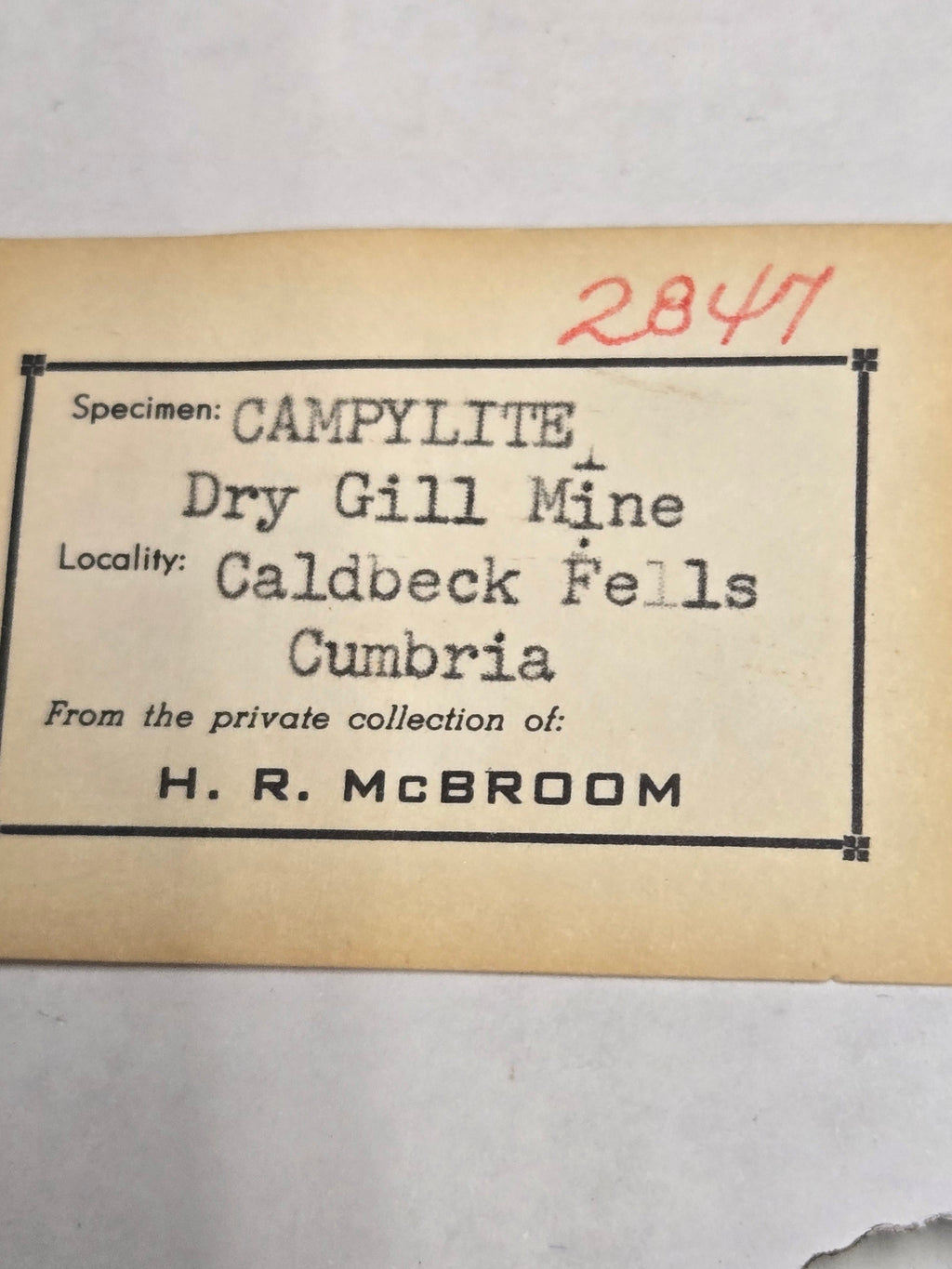 Mimetite var Campylite