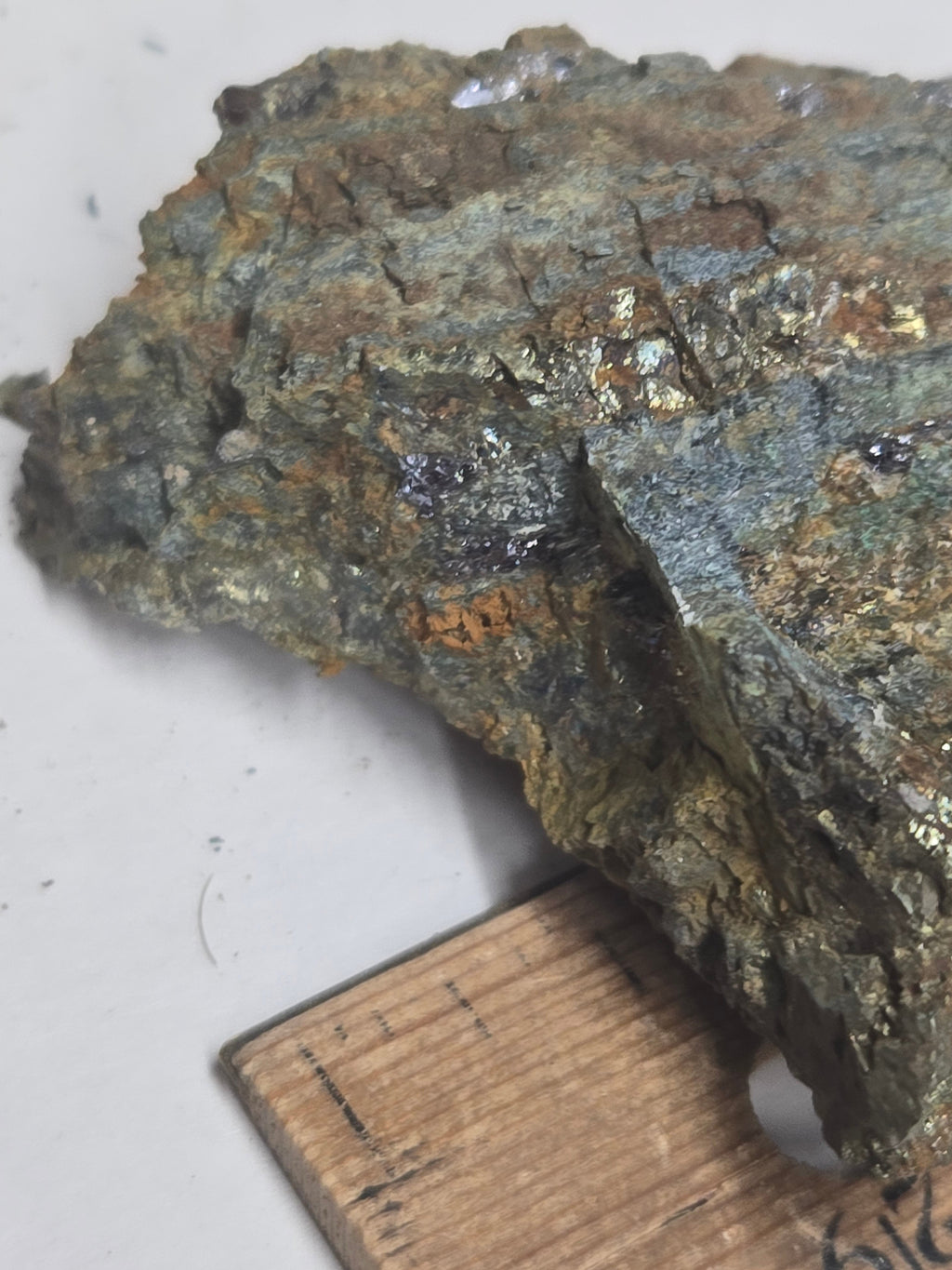 Molybdenite chalcopyrite specimen