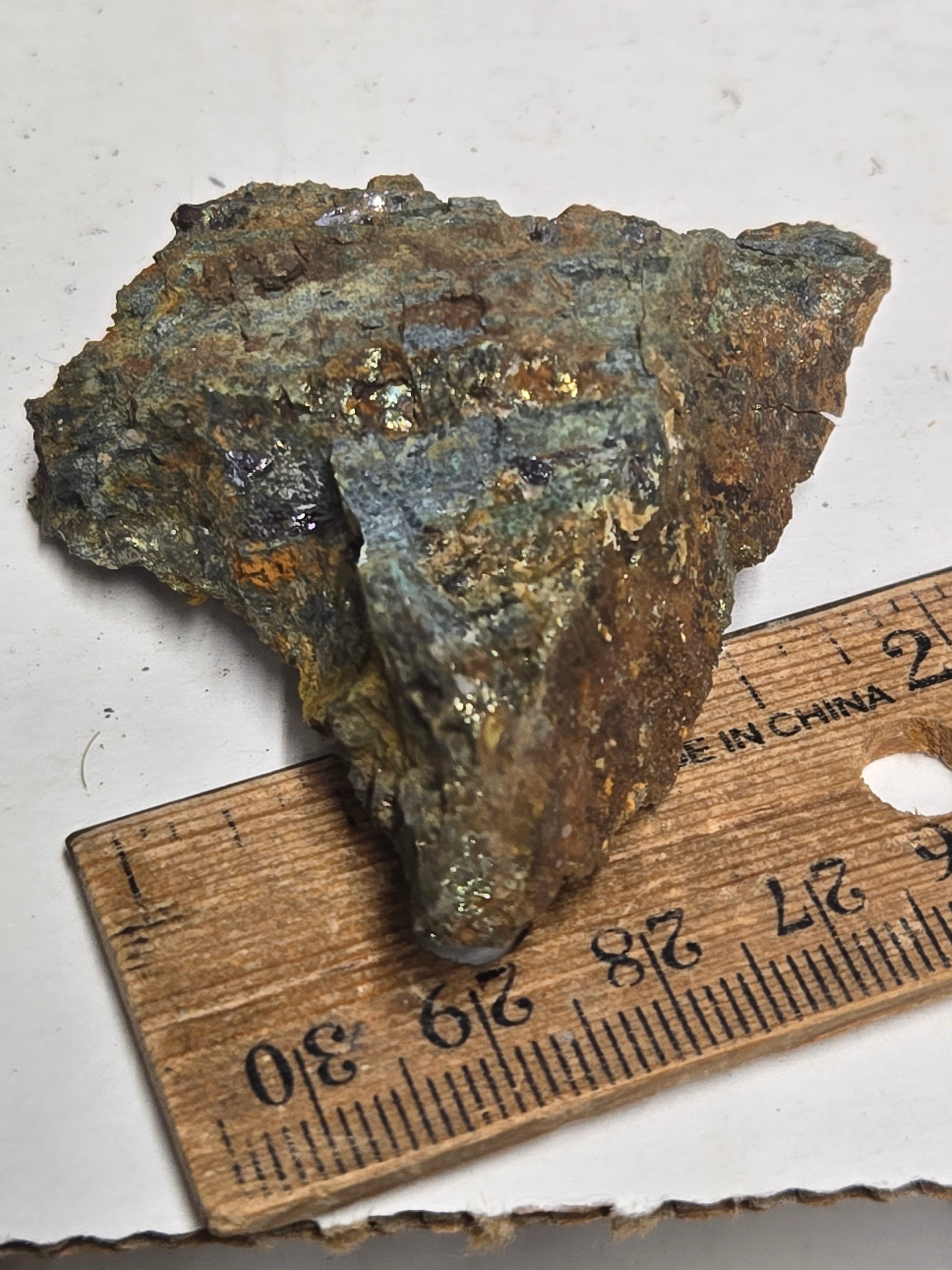 Molybdenite chalcopyrite specimen