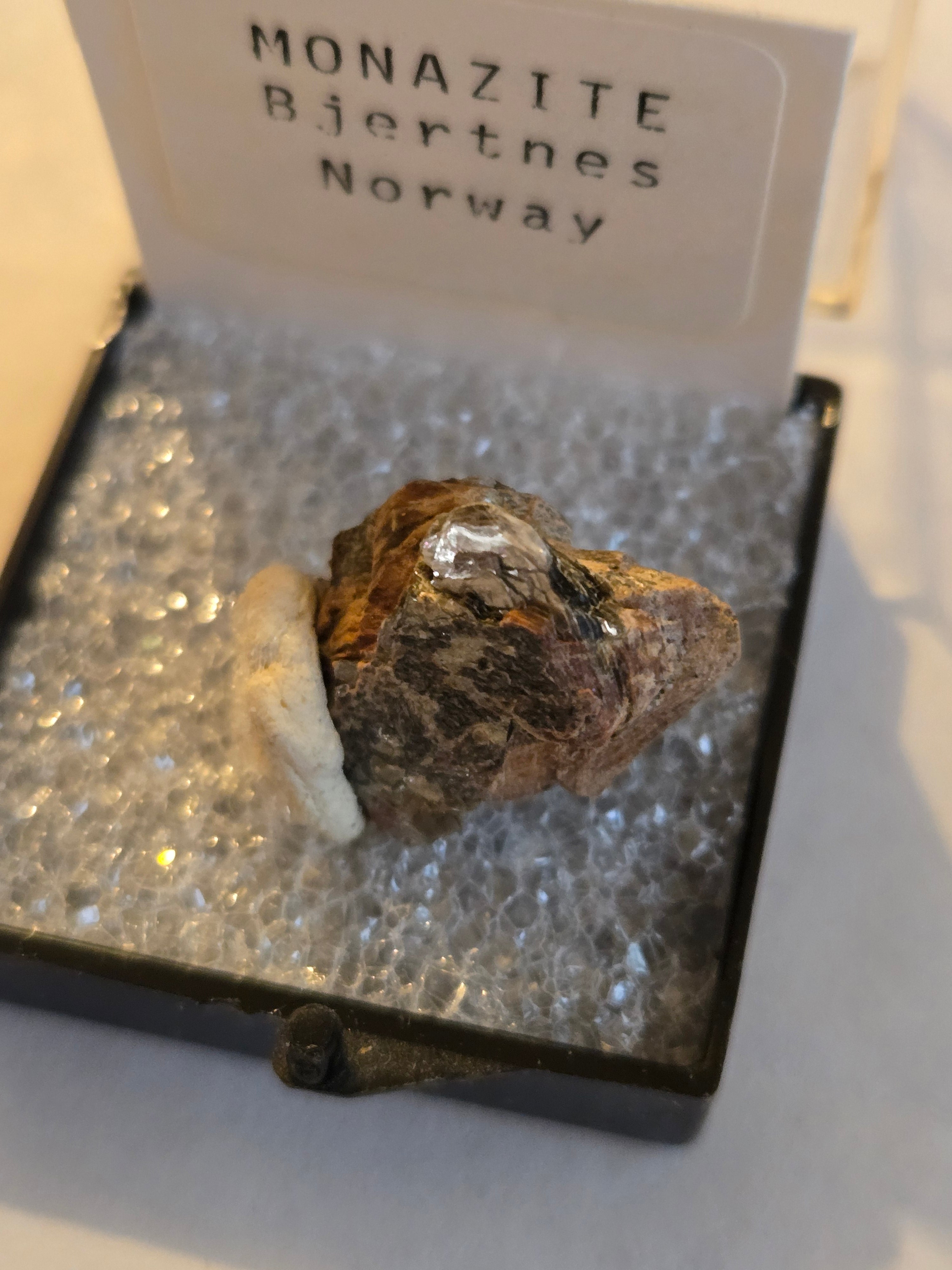 Monazite specimen