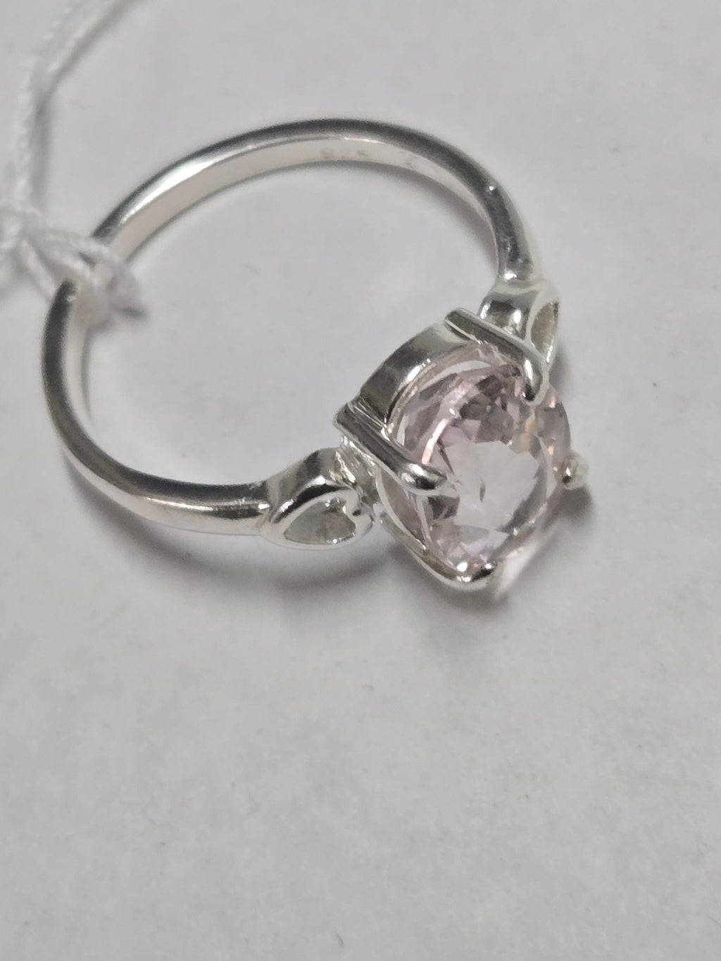 Morganite heart Ring
