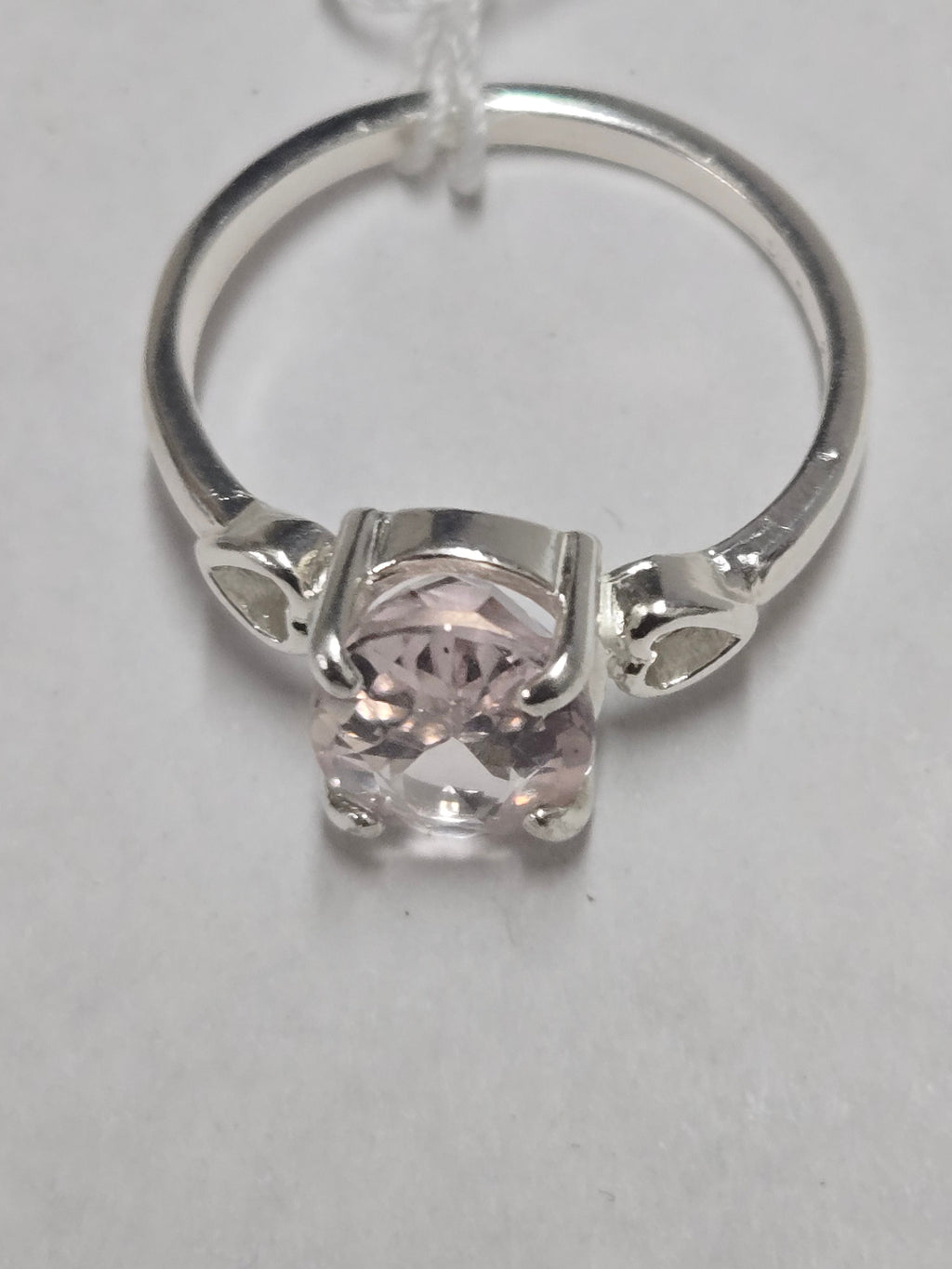 Morganite heart Ring