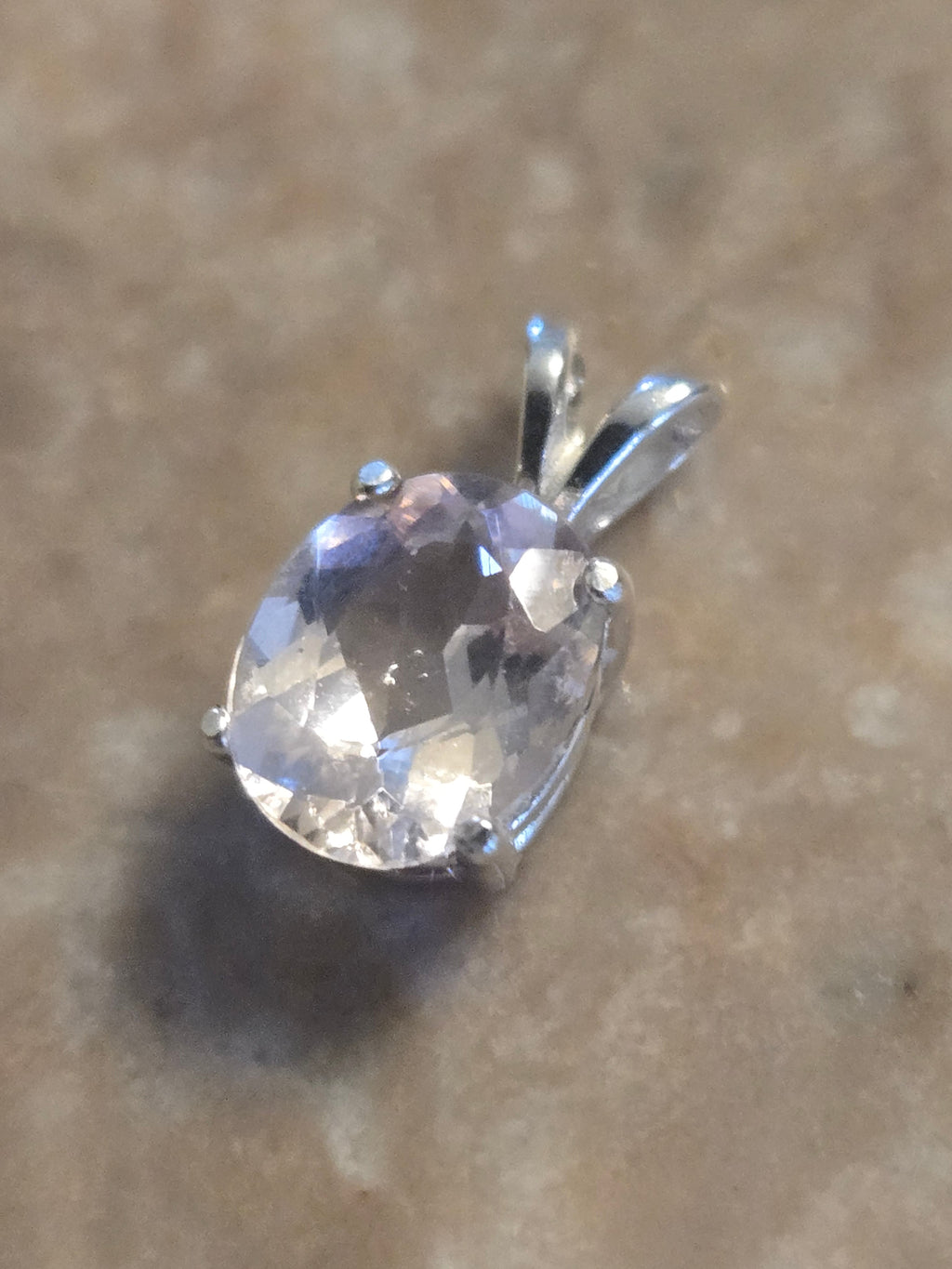 Morganite pendant