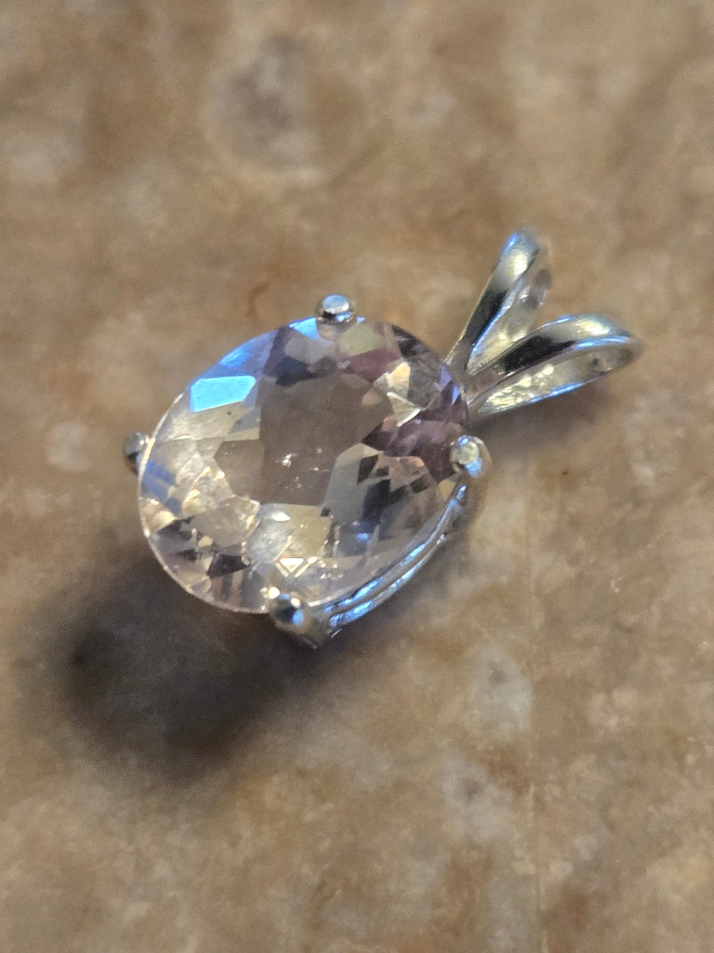 Morganite pendant