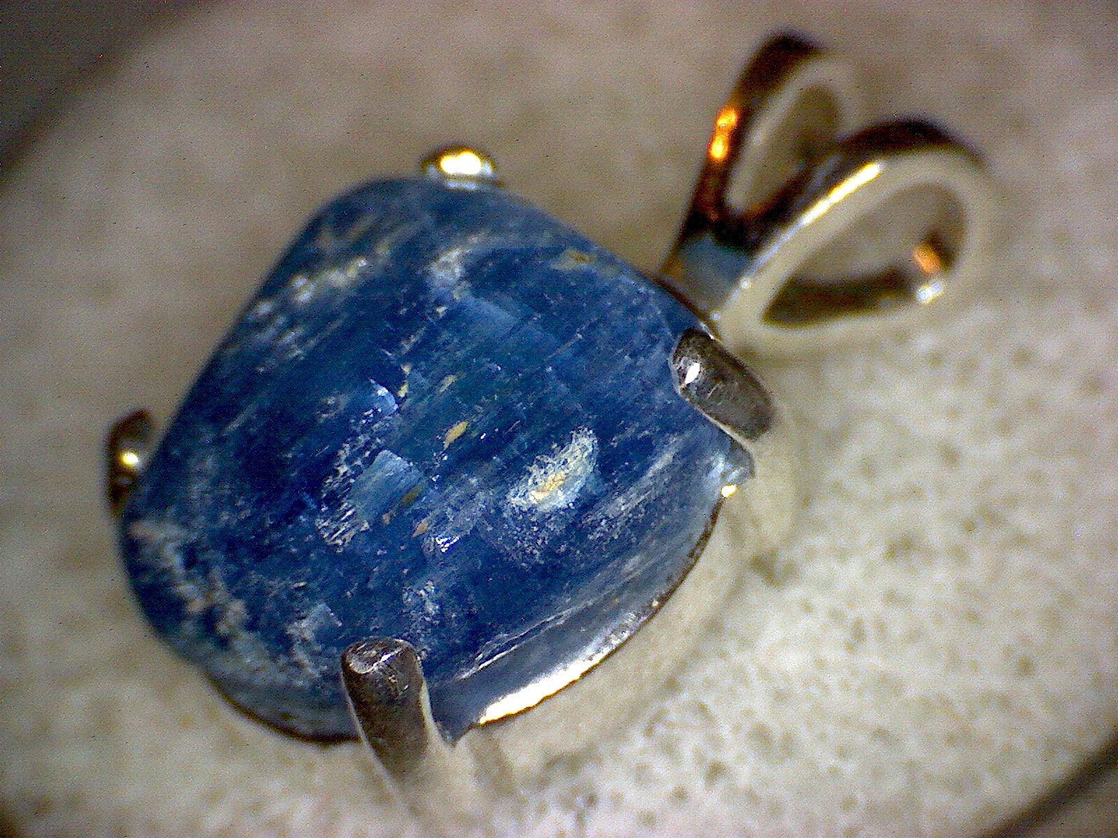 Mount Antero Colorado Cat’s Eye Aquamarine pendant