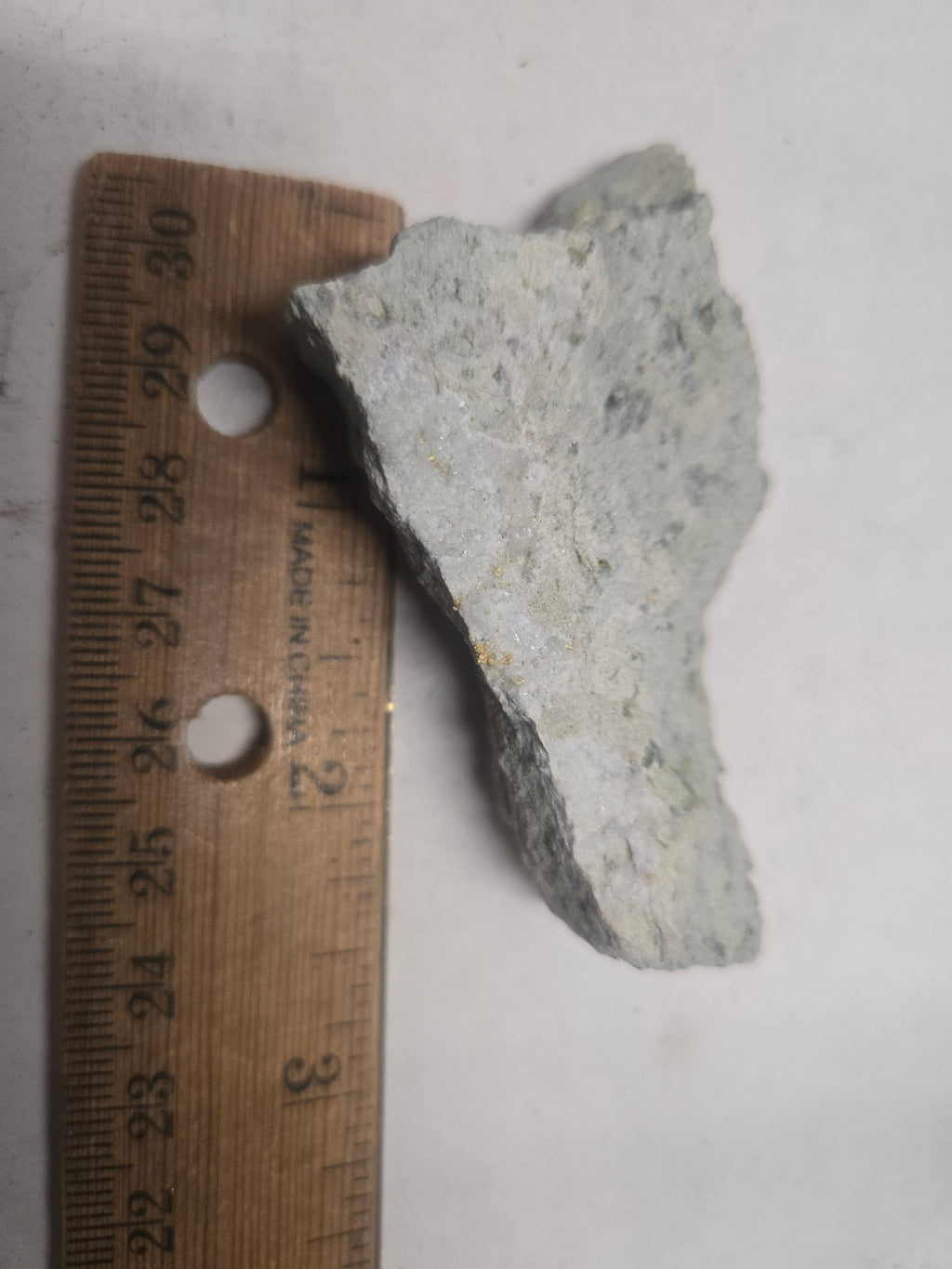 Native gold in matrix