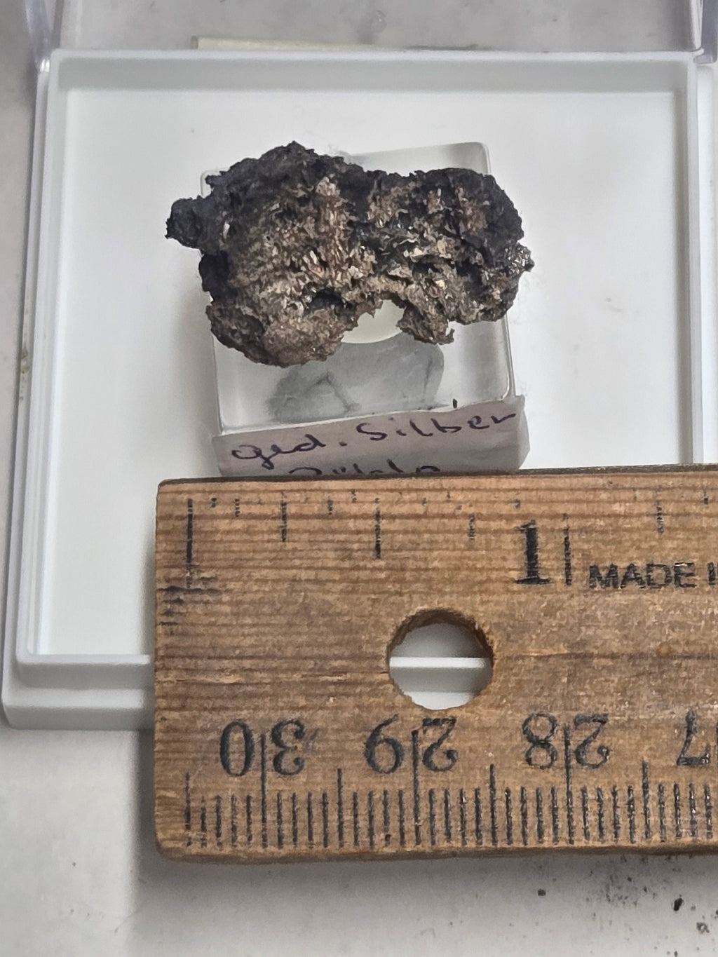 Native silver from Germany