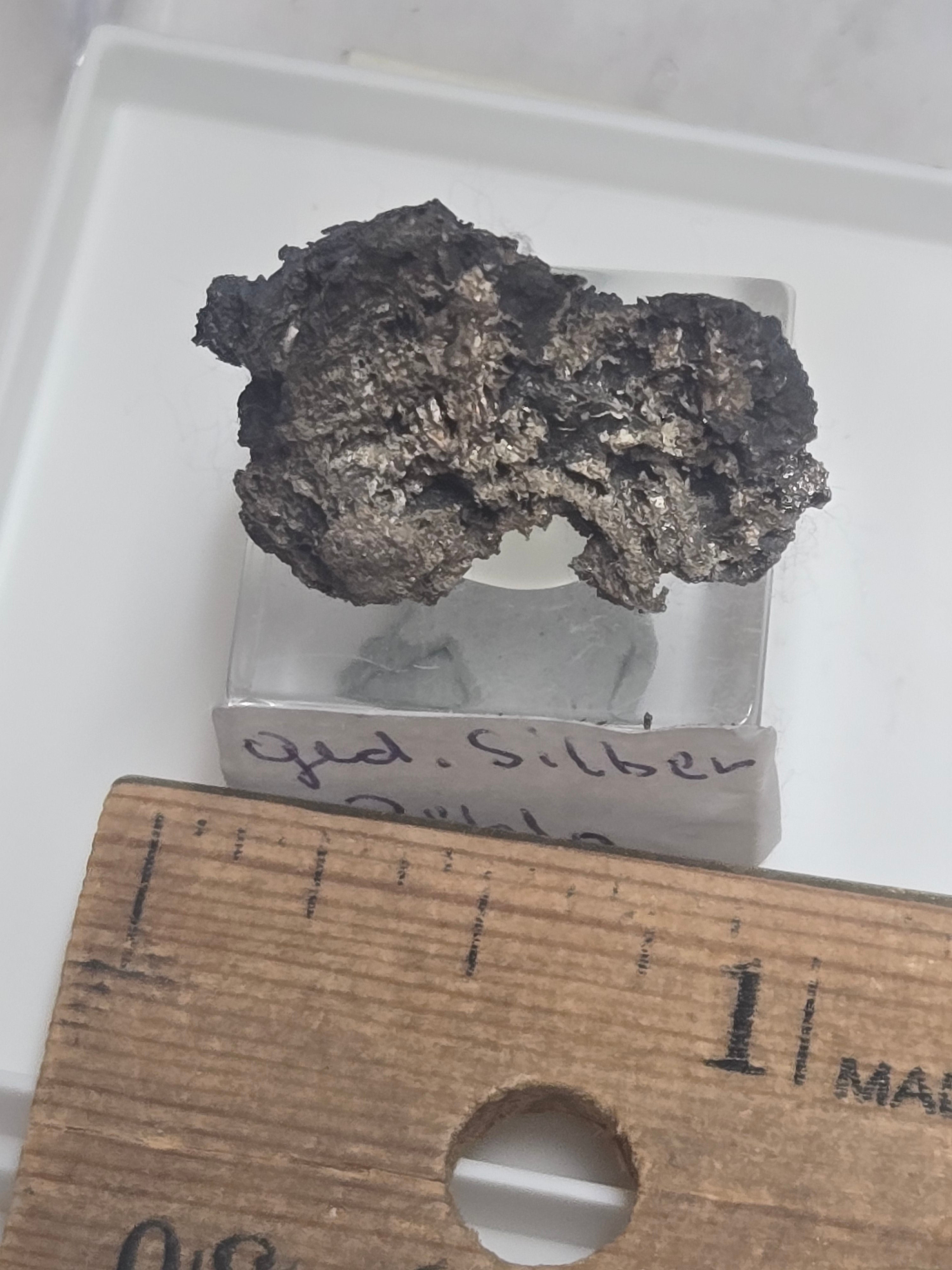 Native silver from Germany