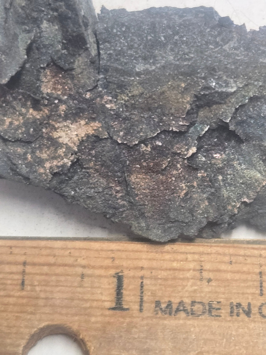 Native silver in matrix