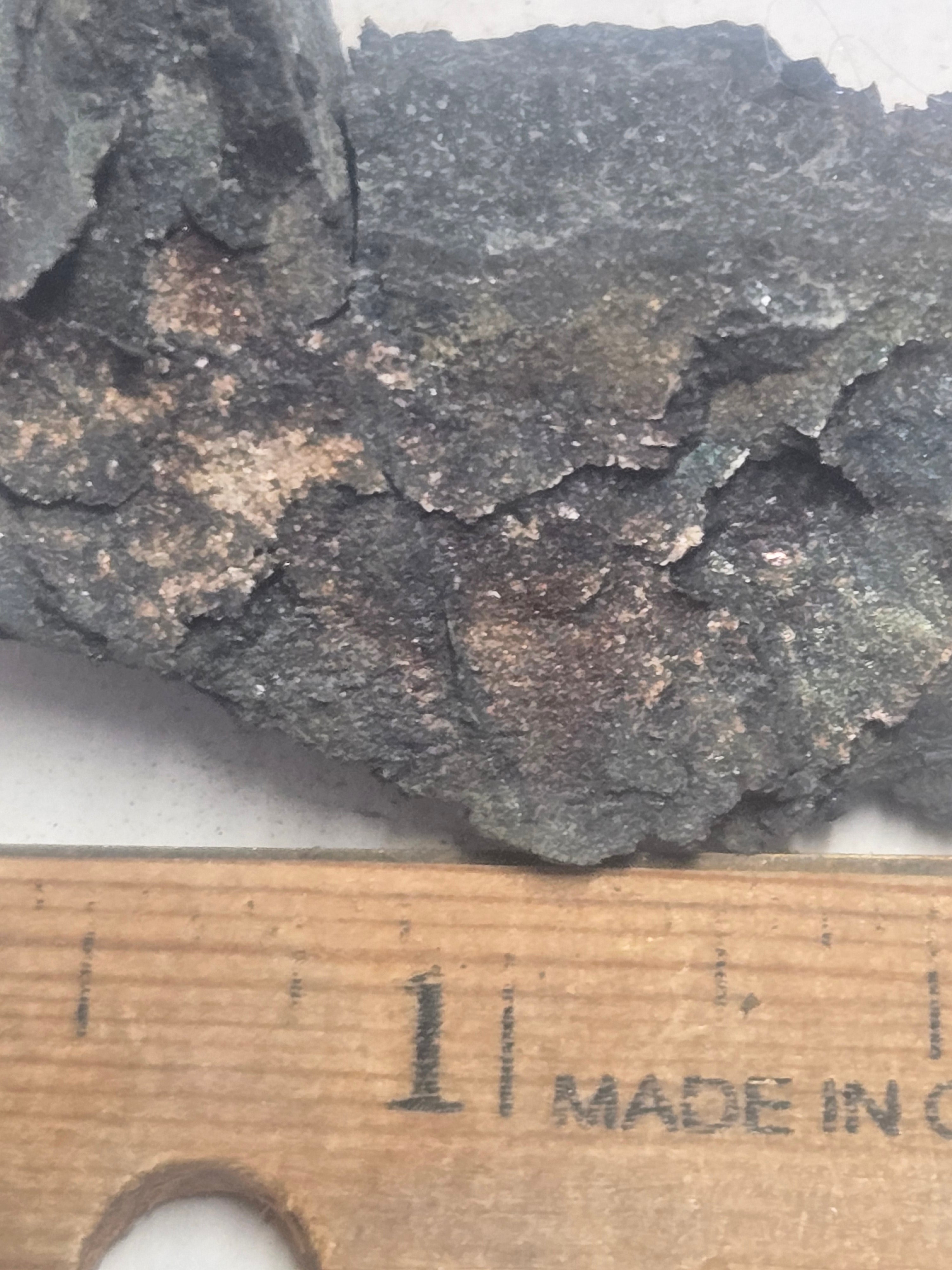 Native silver in matrix