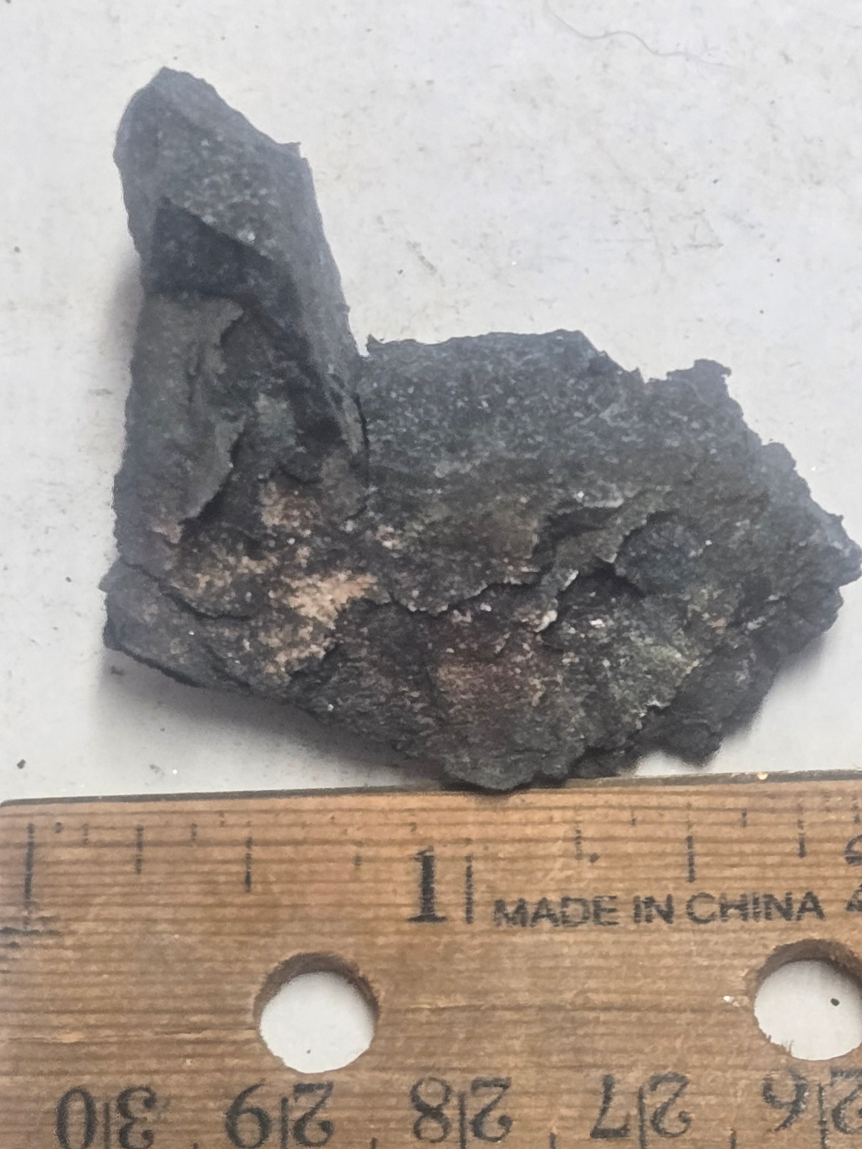 Native silver in matrix