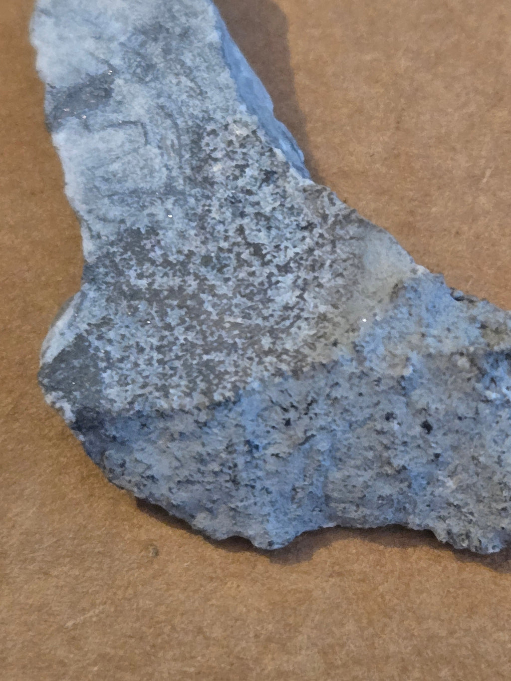 Native silver slab